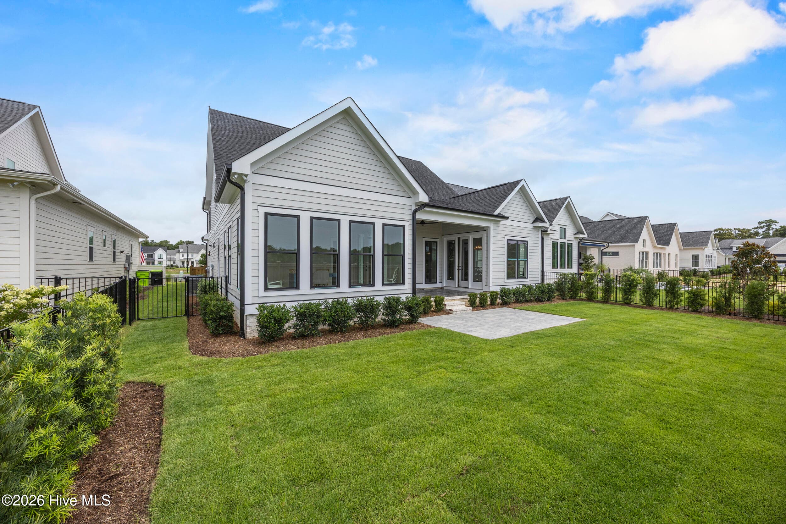 fenced in and upgraded landscaping - 117 Grand Harvest Court, Wilmington, NC 28411