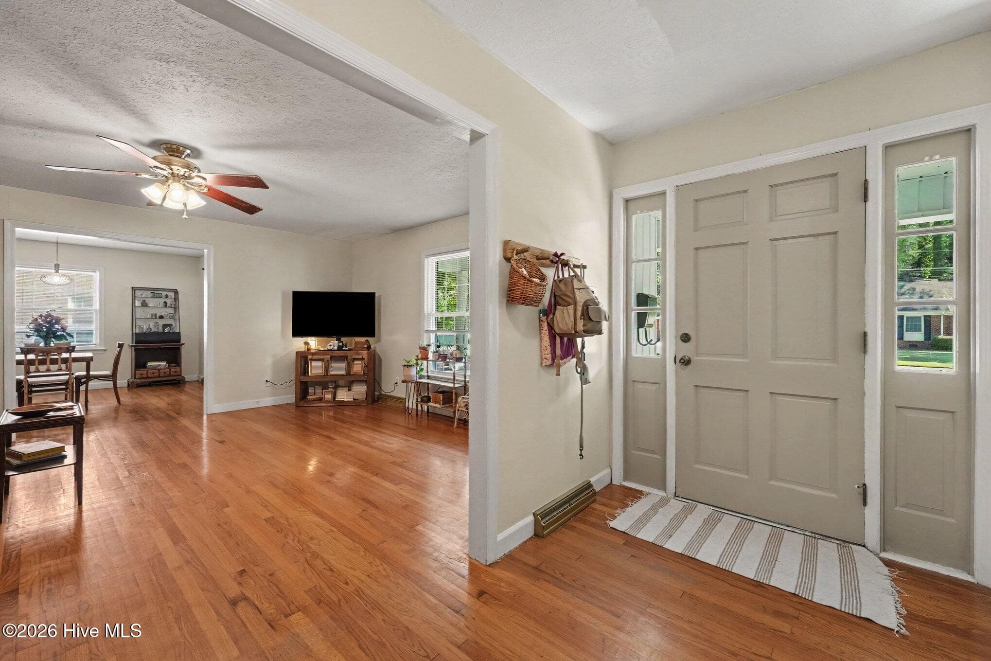 Entry with hardwood flooring - 1017 S Claiborne Street, Goldsboro, NC 27530