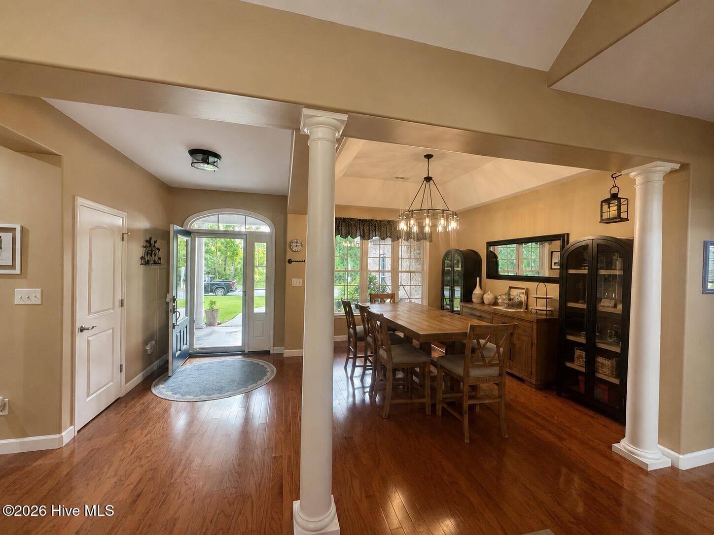 formal dining and foyer - 1926 Snowy Egret Drive, Morehead City, NC 28557