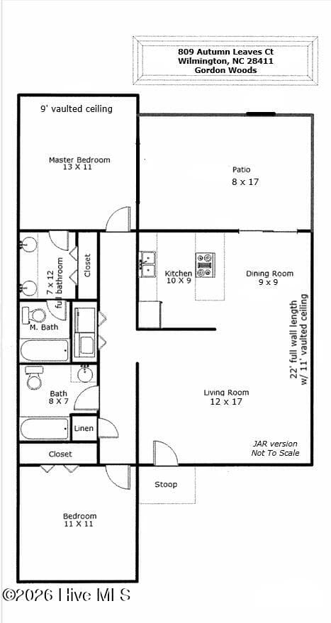 Single Family Residence at 809 Autumn Leaves Court, Wilmington, NC 28411, photo 2 of 26