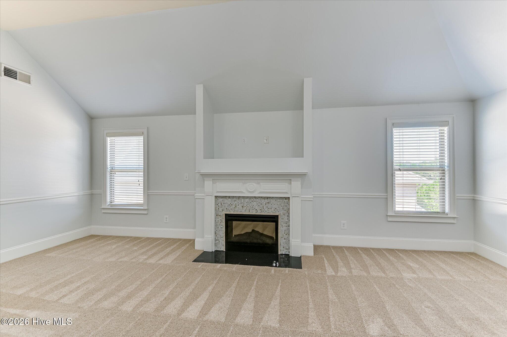 PRIMARY BEDROOM SITTING AREA & FIREPLACE - 552 Oconee Circle, Evans, GA 30809