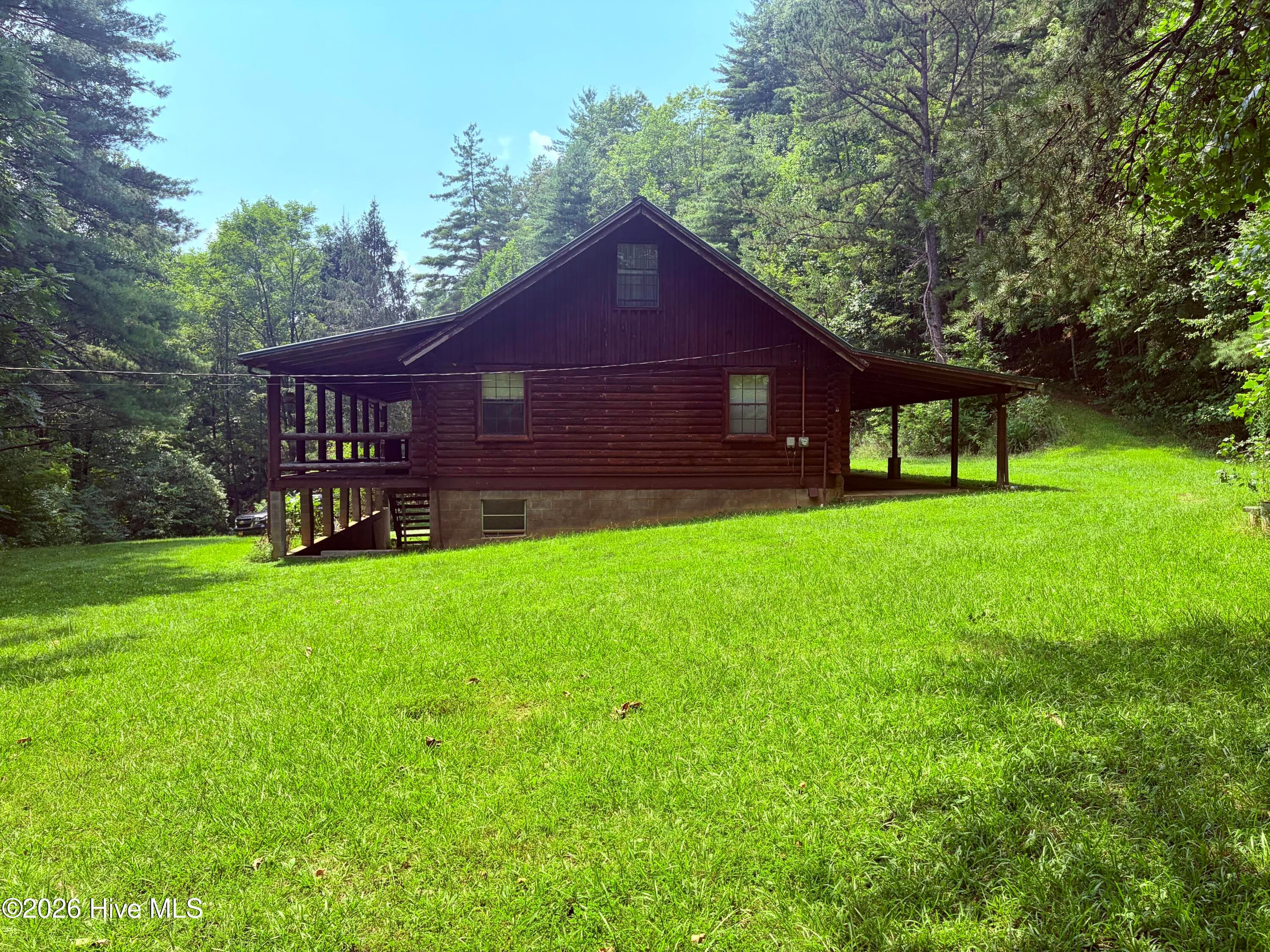 Side yard - 913 Franks Creek Road, Robbinsville, NC 28771