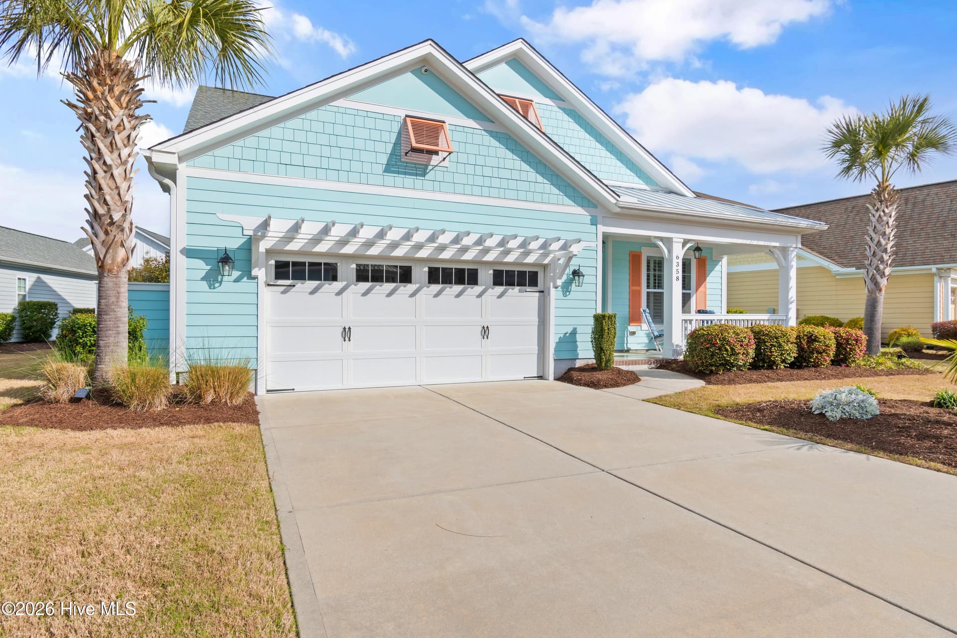 Built in 2018 by Bill Clark. This home has a mailbox in front of it- no need to visit the community mail area. - 6358 Bryson Drive SW, Ocean Isle Beach, NC 28469