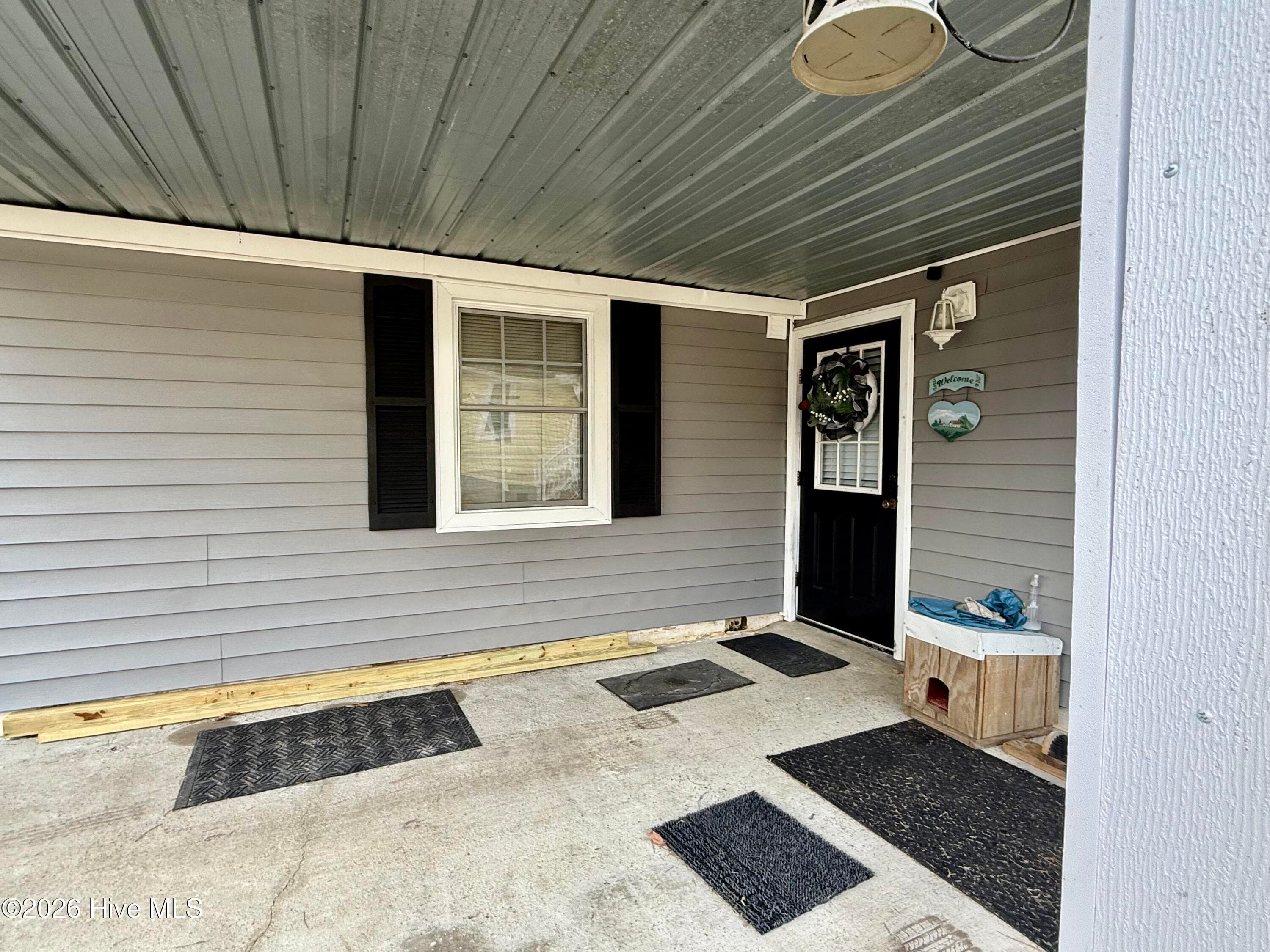 1st floor entry from carport - 454 Beech Bay Road, Roper, NC 27970