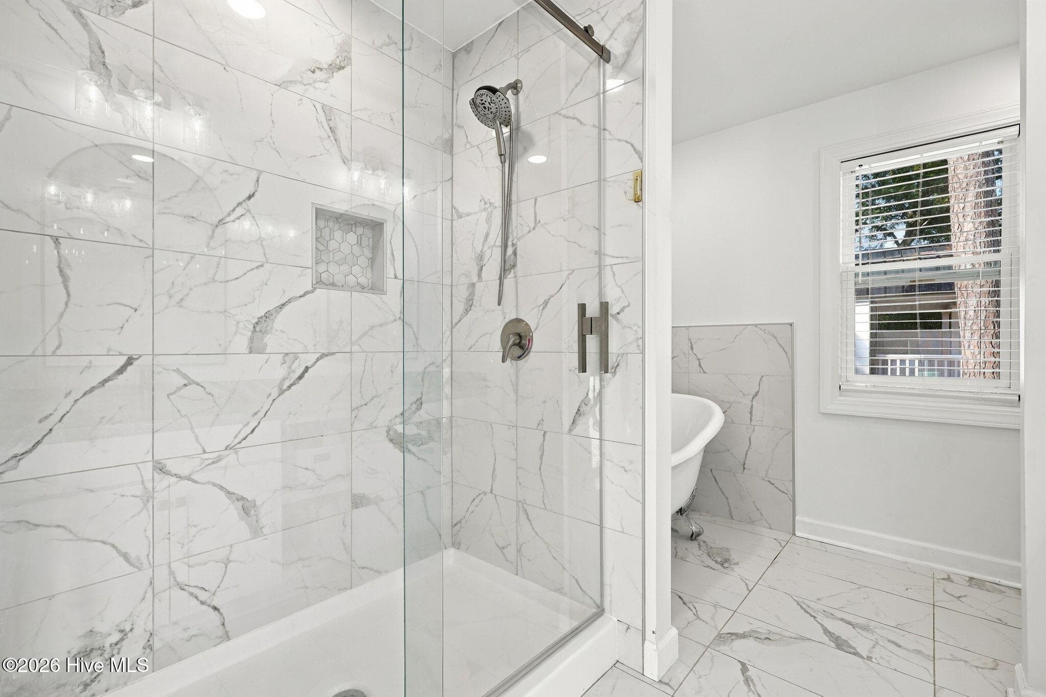 WALK-IN SHOWER IN MASTER - 1874 Slatestone Road, Washington, NC 27889
