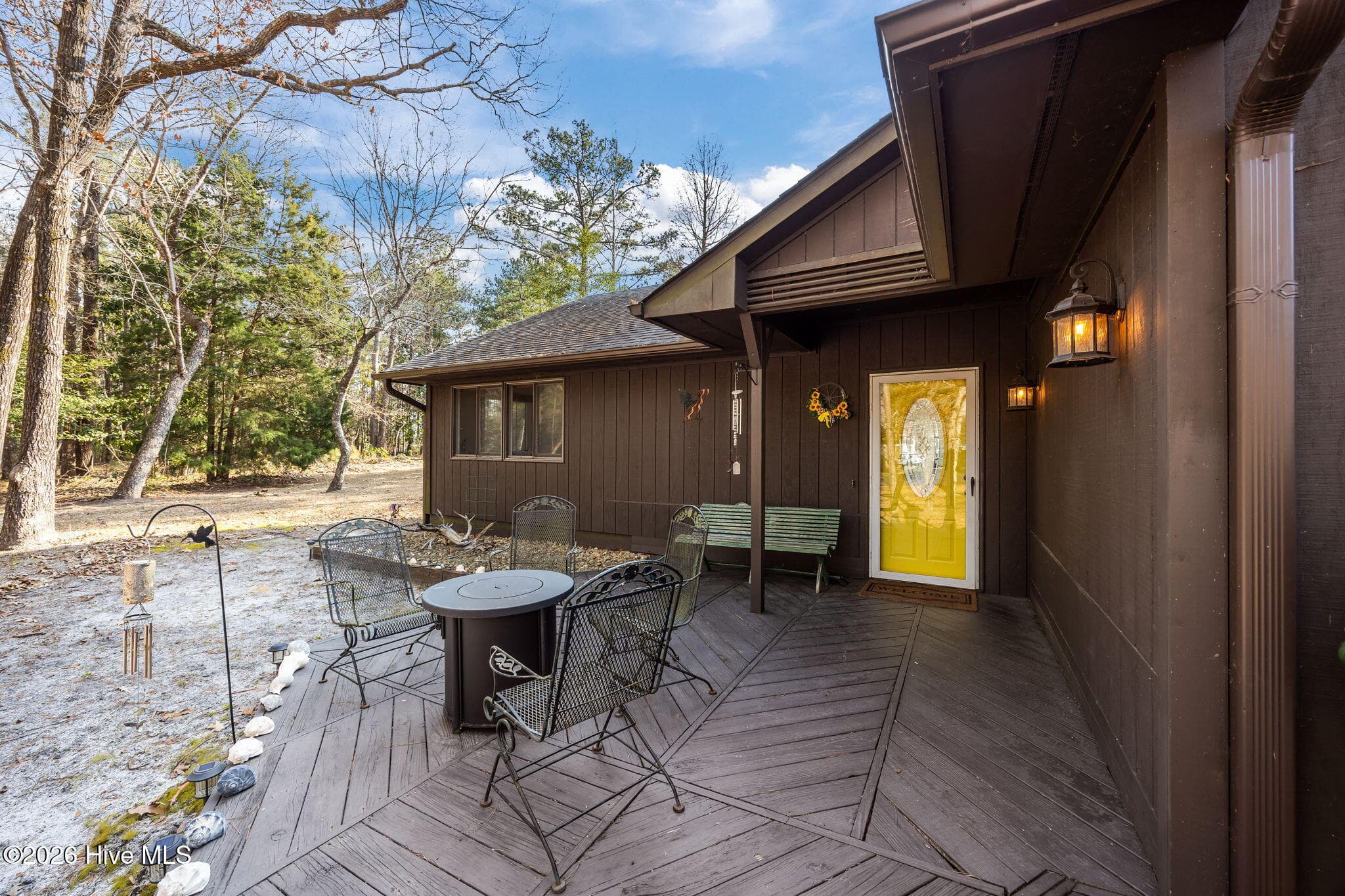Approach to front door - 135 Wilson Circle, Minnesott Beach, NC 28510