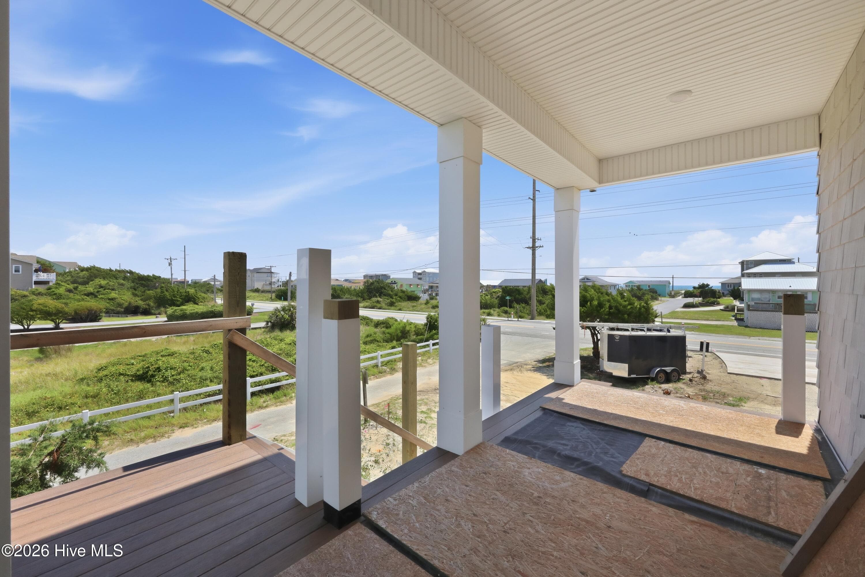 Covered deck - 2nd floor - 2302 Emerald Drive, Emerald Isle, NC 28594