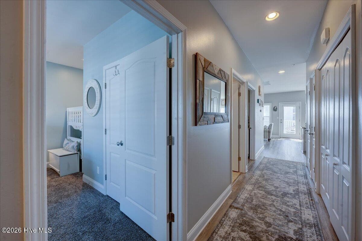 Coming in the front door Bedroom #2 on the left - 104 Pelican Drive H, Atlantic Beach, NC 28512