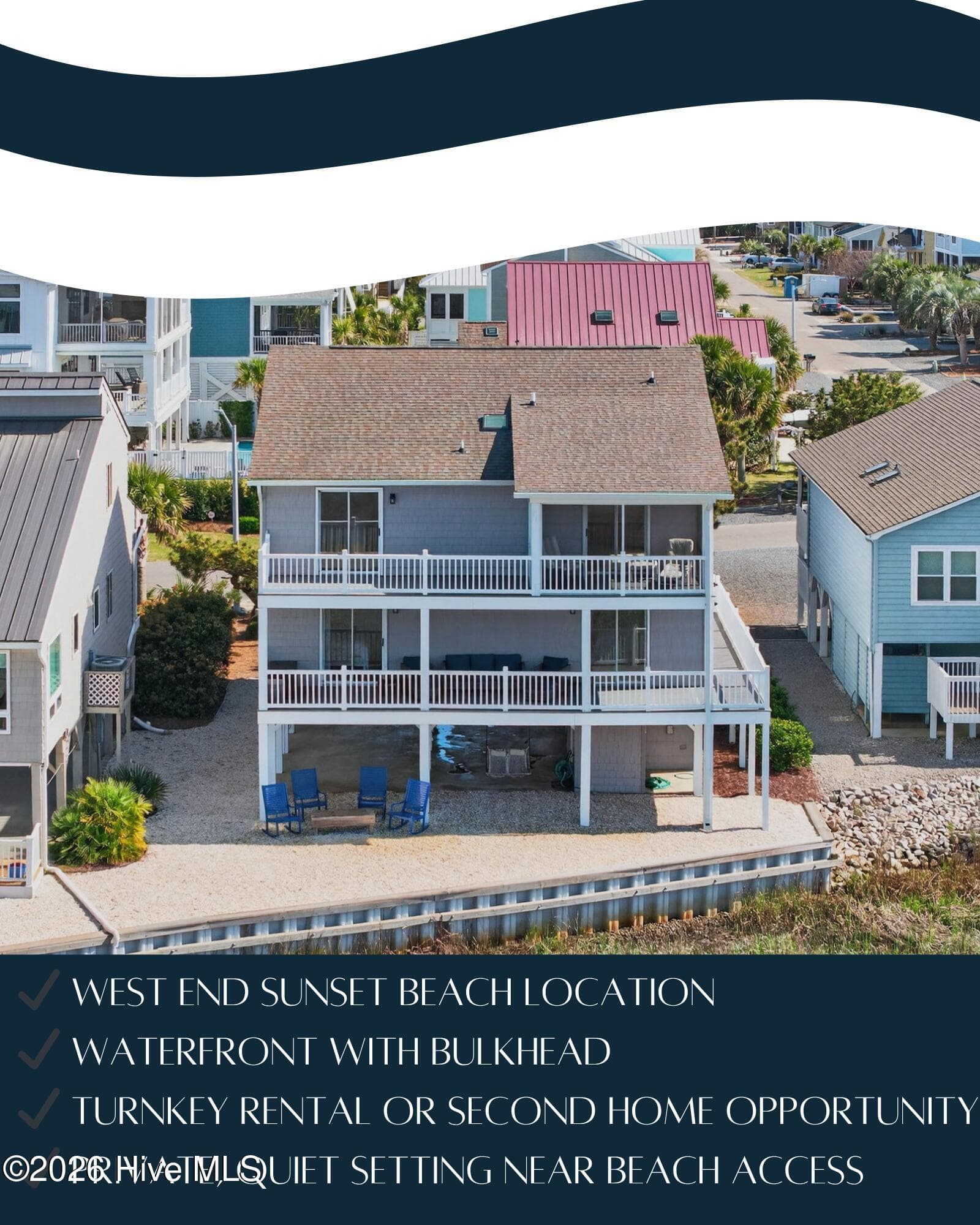 Prime location on the west end of Sunset Beach with nearby ICW access and scenic coastal surroundings. - 1206 N Shore Drive W, Sunset Beach, NC 28468