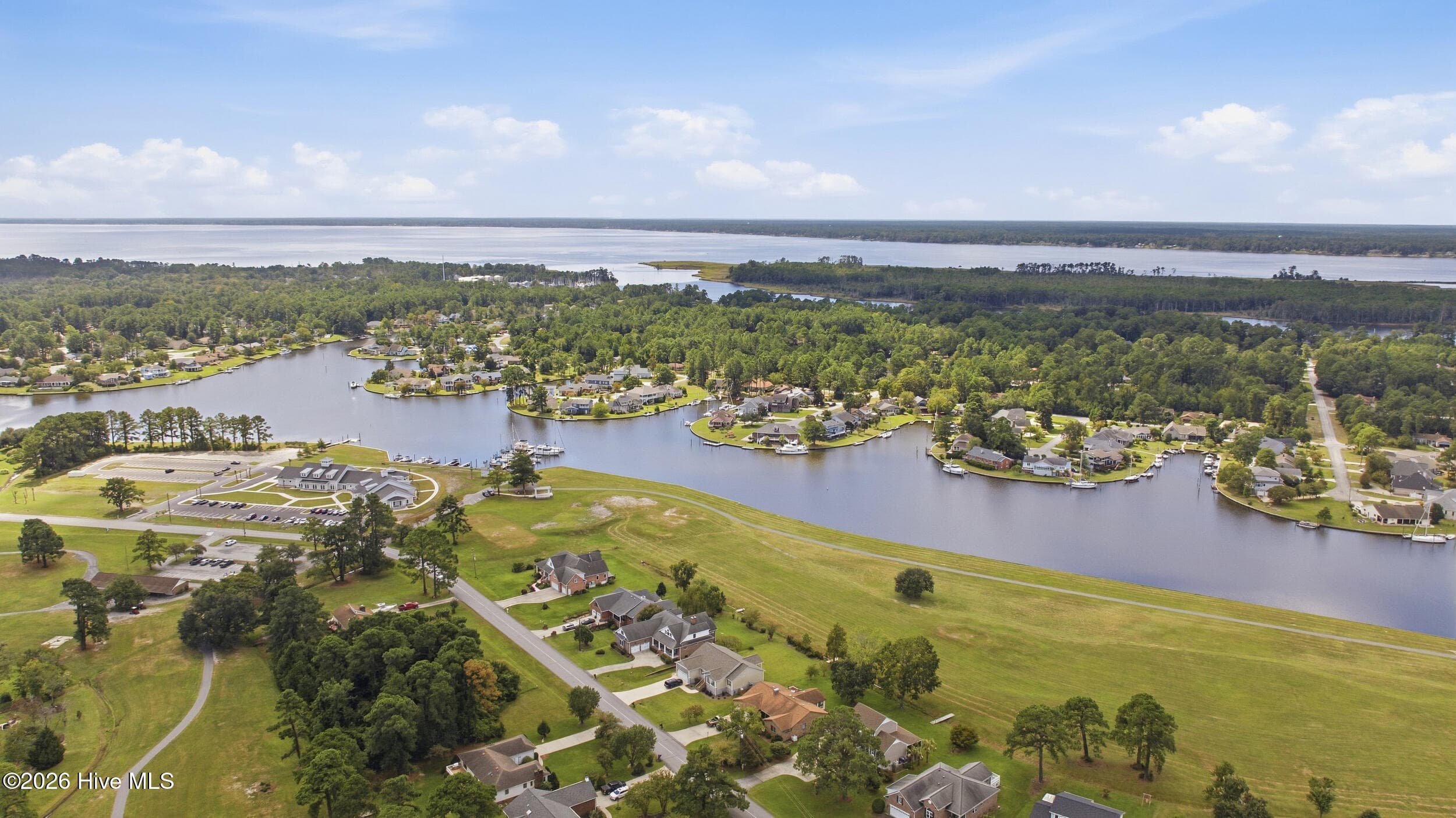 Aerial View - 1012 Pelican Drive, New Bern, NC 28560