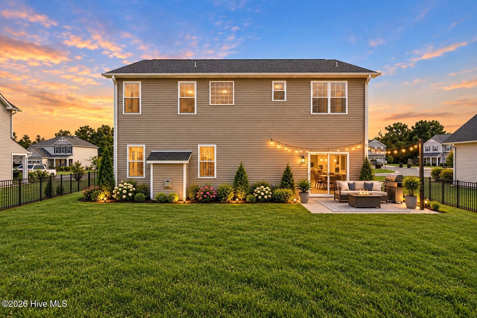 backyard virtually staged - 447 Avendale Drive, Rocky Point, NC 28457
