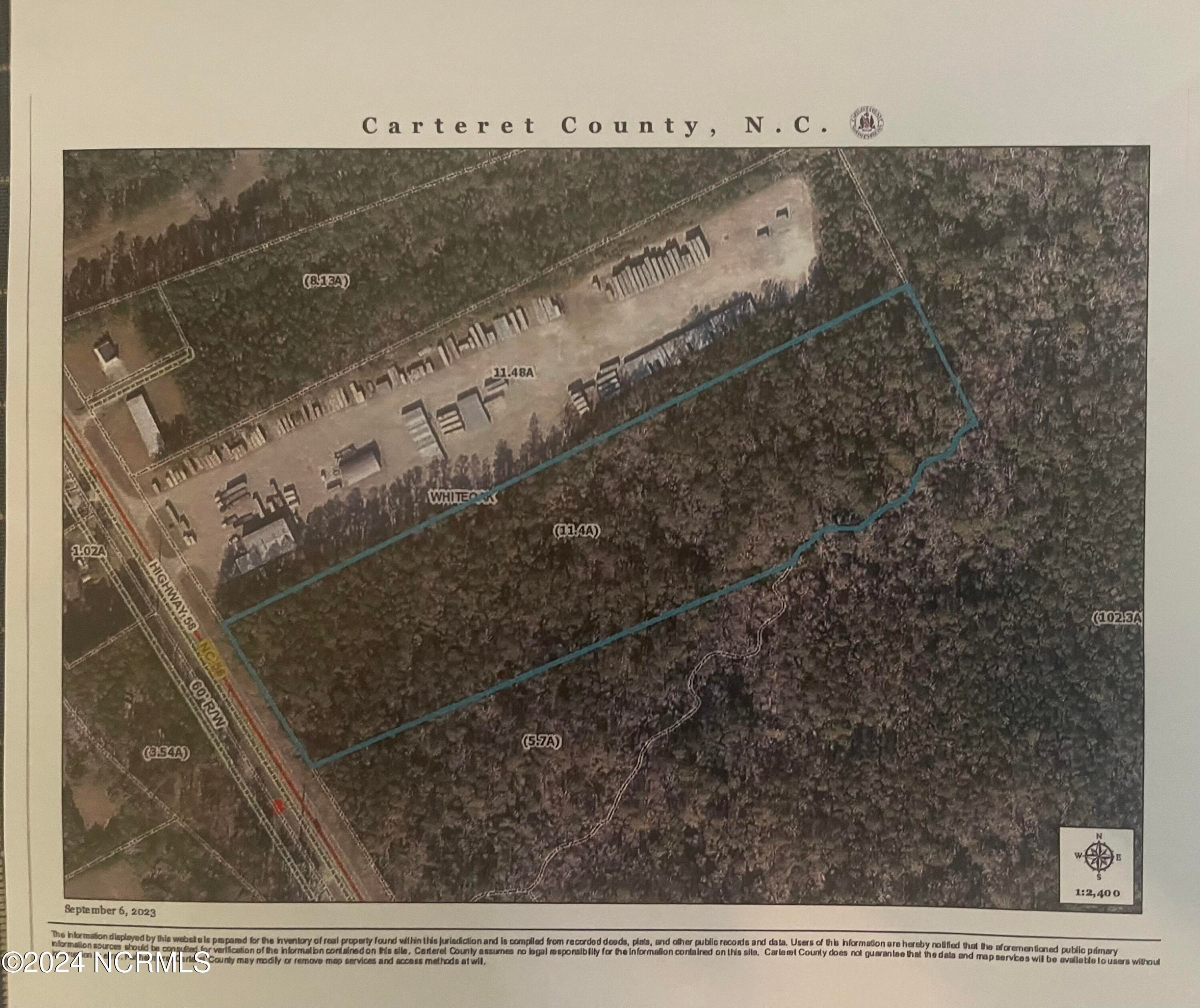 1750 TRACT 5 GJ Norris N Carolina Hwy 58, Peletier, NC 28584