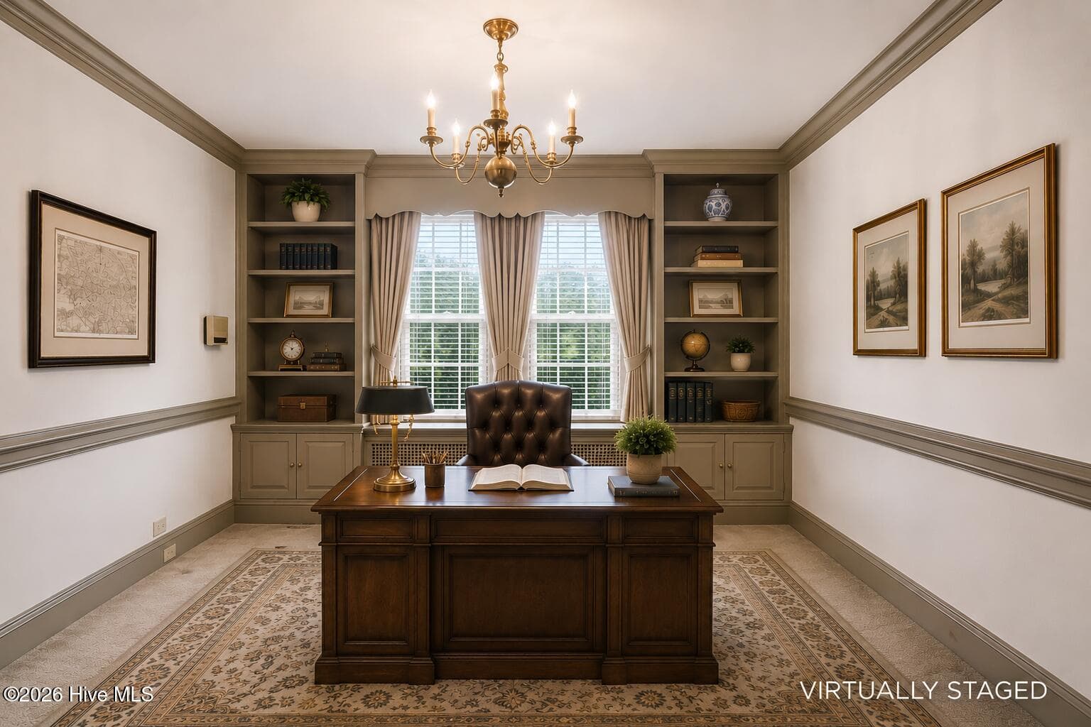 Virtually Staged - Study Room - 3400 S Jefferson Street, Fountain, NC 27829