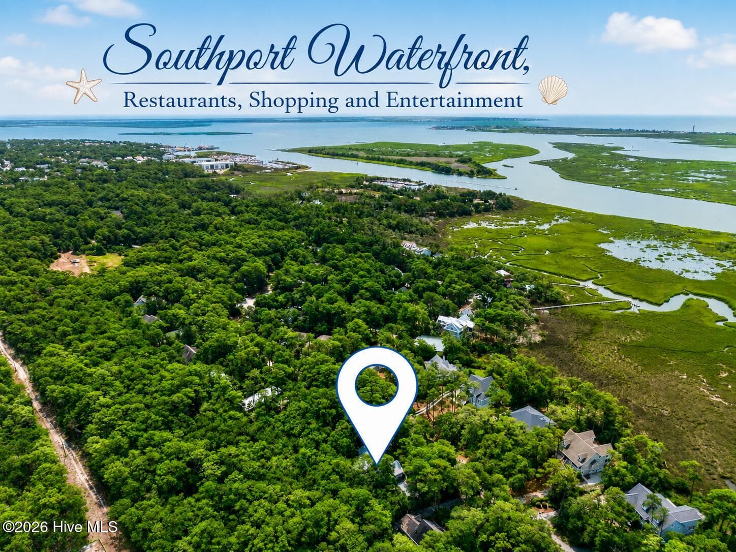 Just minutes by golf cart to historic Southport - 5933 Dutchman Creek Road, Southport, NC 28461