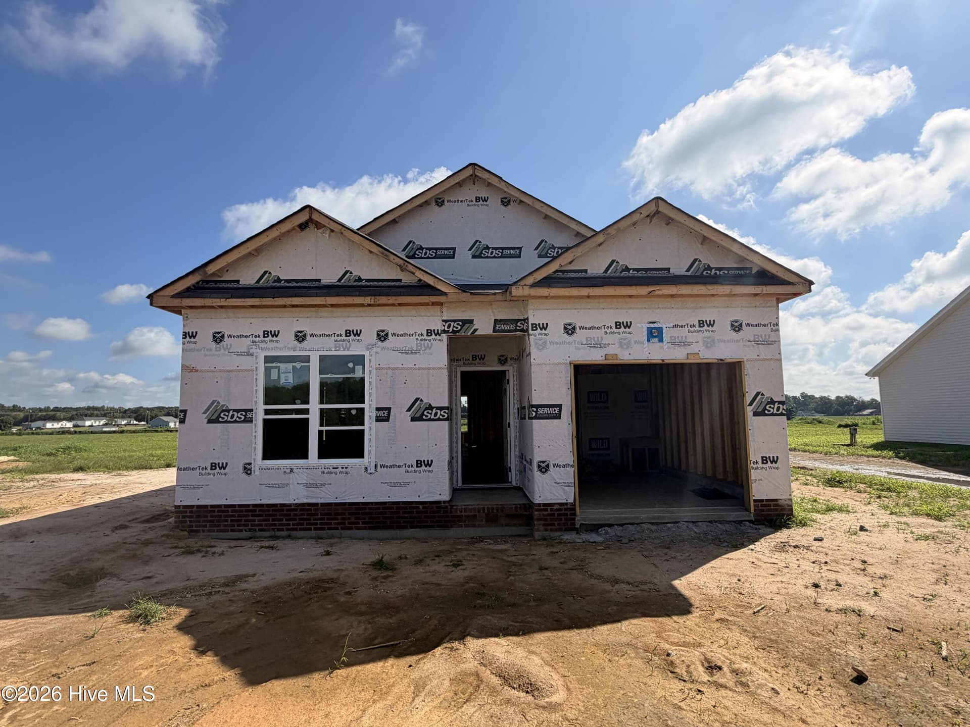 Stage of Construction - 8/12 - 121 Longfield Court, Dunn, NC 28334