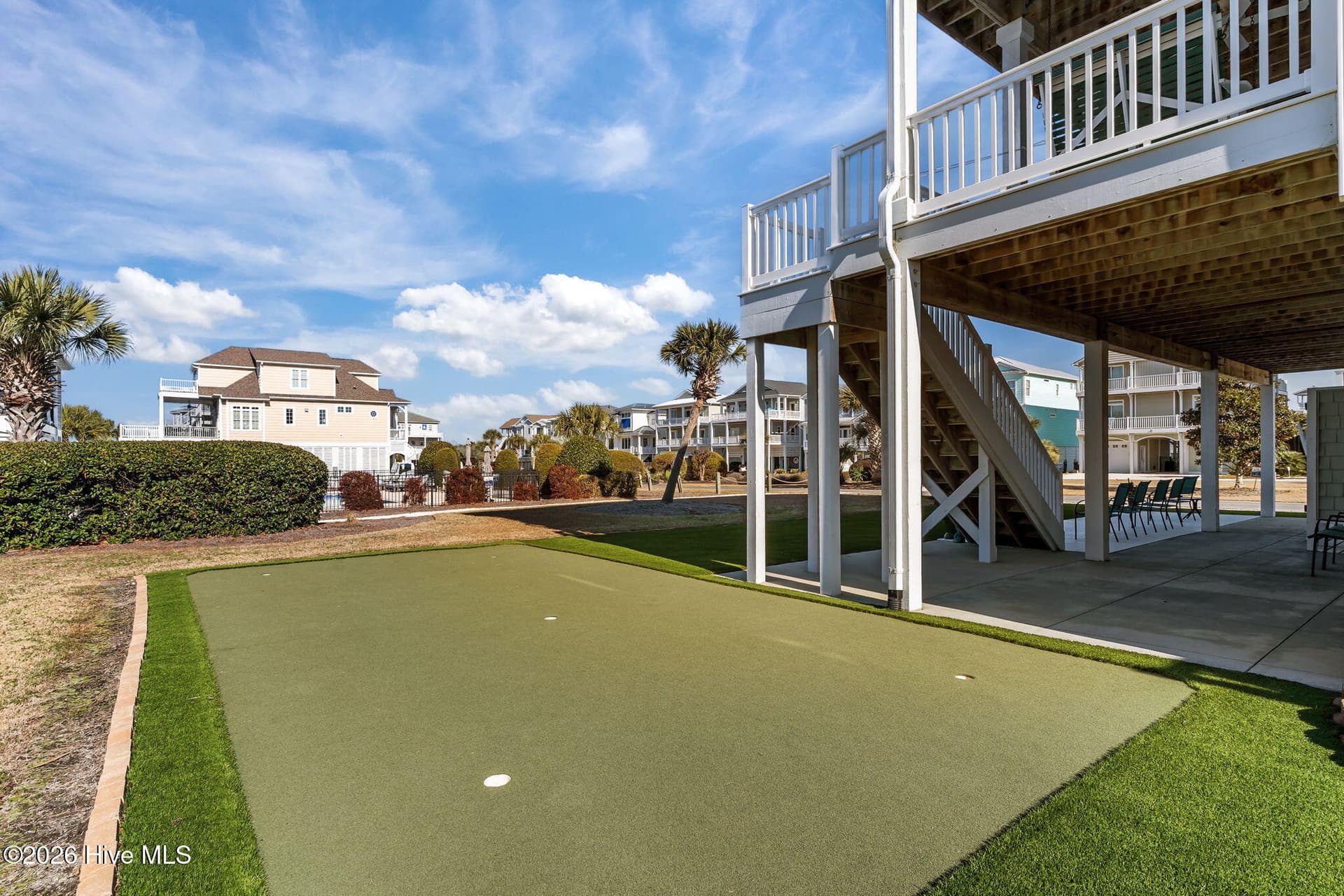 Artificial turf putting green- this home has something for everyone! - 3 Gatha Lane, Ocean Isle Beach, NC 28469