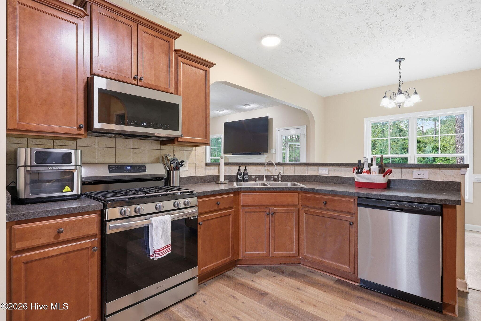 KITCHEN TO BREAKFAST NOOK AND LIVING - 174 Revere Way, Cameron, NC 28326
