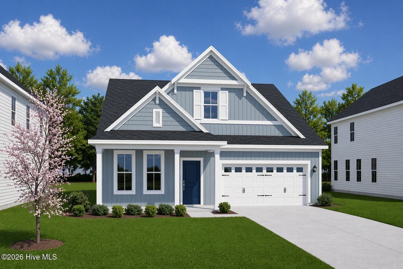 AI Generated Rendering to Reflect Planned Exterior Colors - Final Finish May Vary - 272 Planters Walk, Hampstead, NC 28443