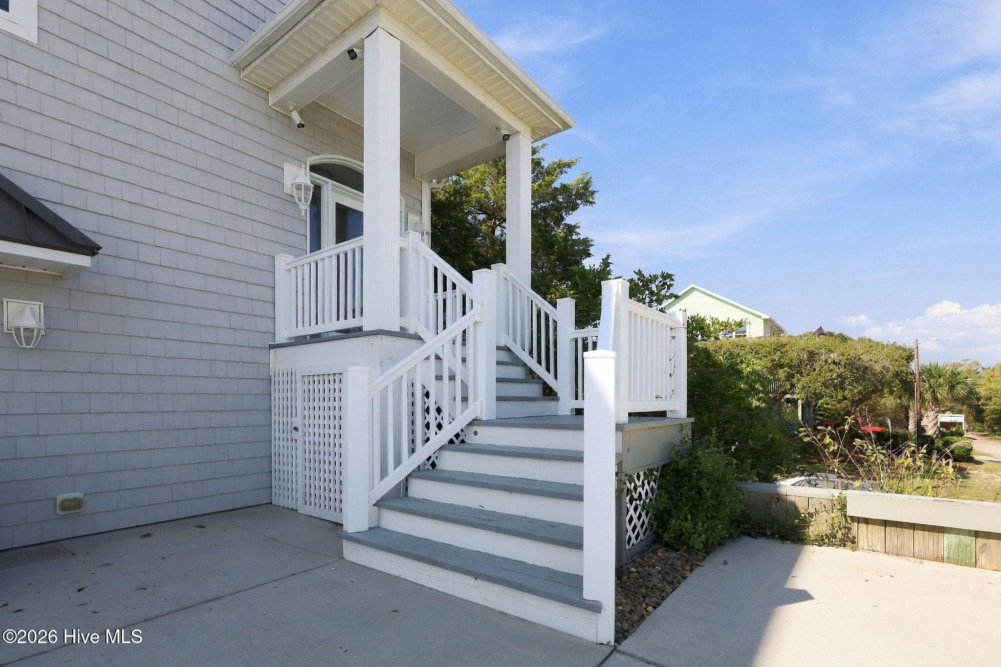 Covered Entry Porch - 101 Jackson Avenue, Emerald Isle, NC 28594, Emerald Isle