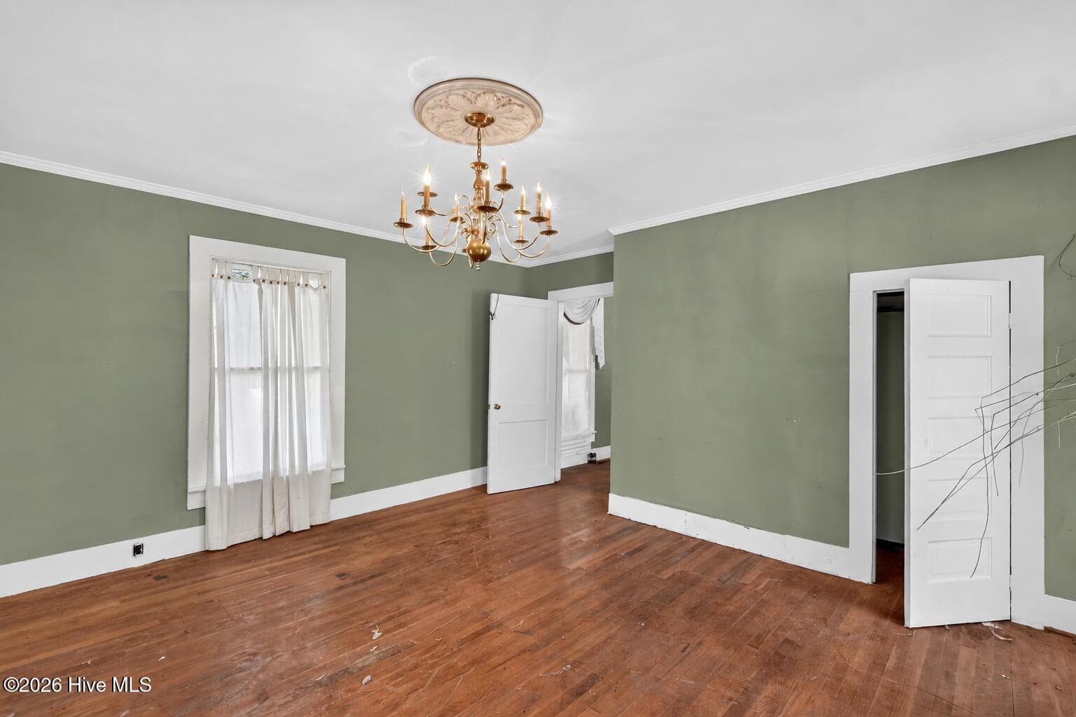 Front Right Bedroom looking back towards the Family Room - 436 Doctor Robinson Road, Bladenboro, NC 28320