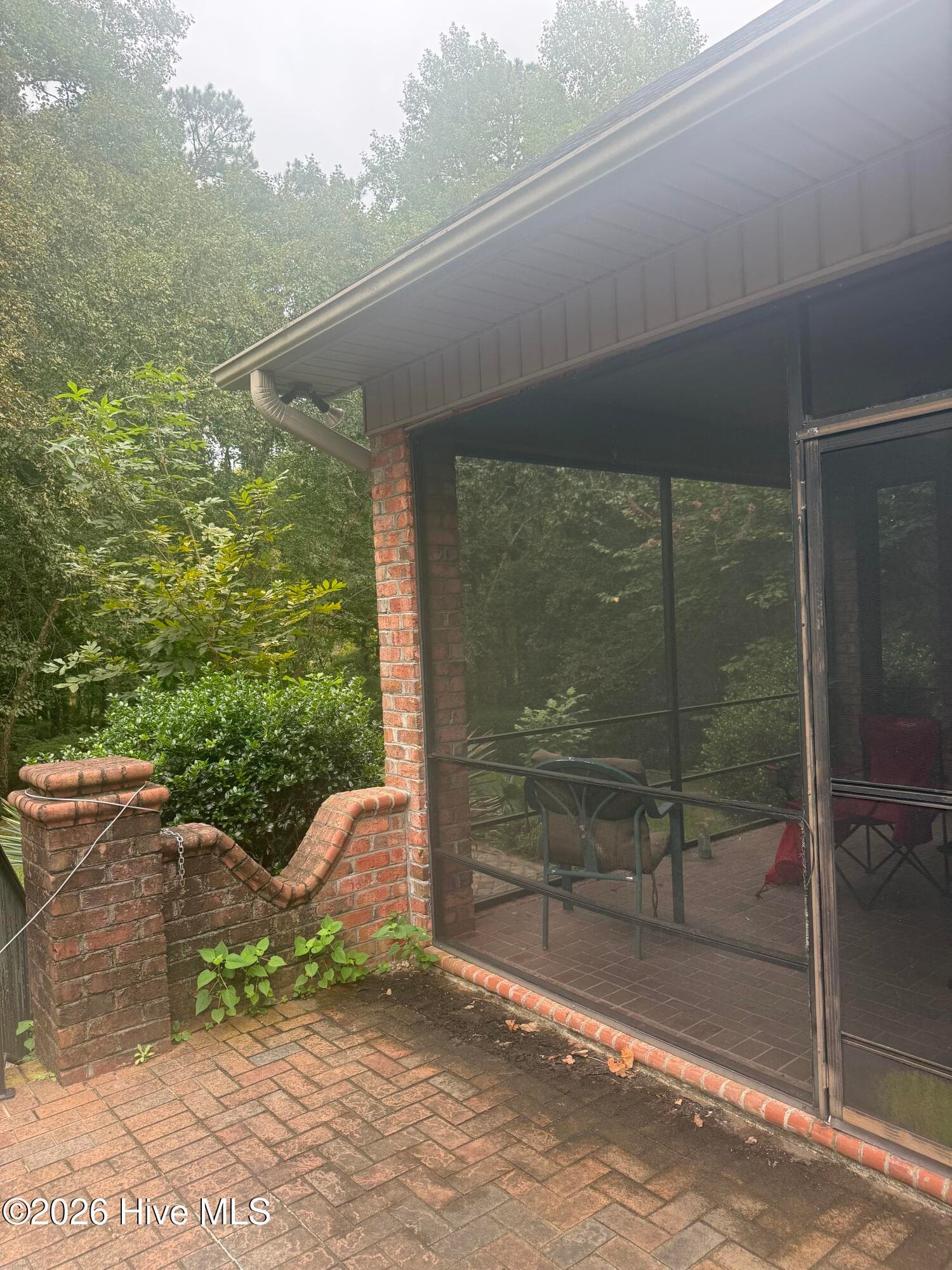 Backyard/ screened porch - 307 Taberna Circle, New Bern, NC 28562