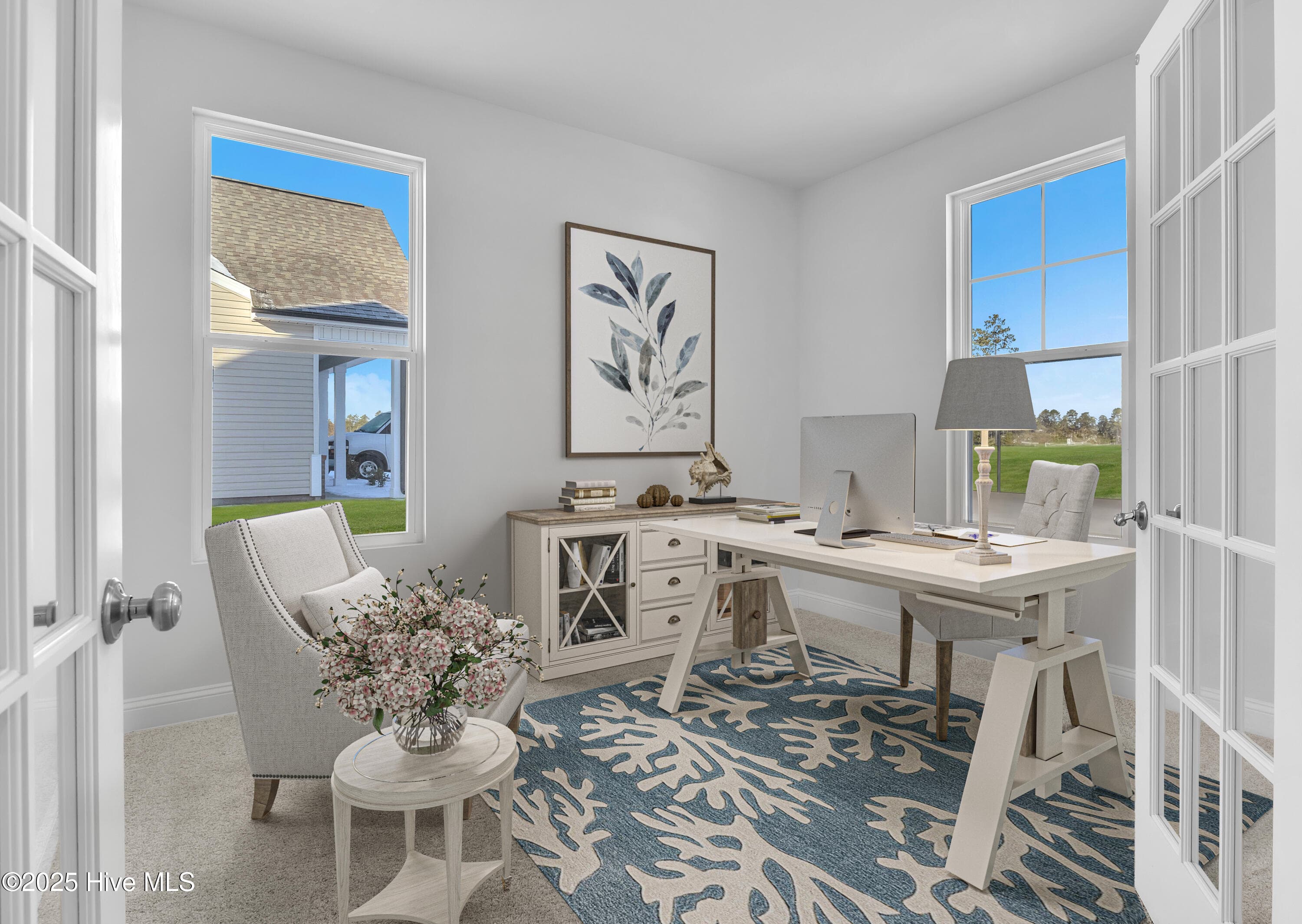 Virtually staged for illustrative purposes only. Office with Glass doors - 4087 Balboa Avenue 26, Leland, NC 28451
