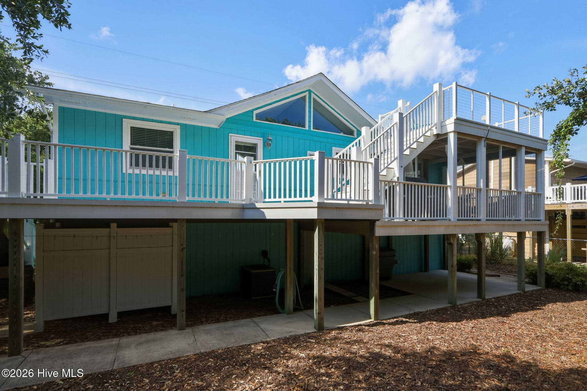 Rear Elevation - 1607 Emerald Drive, Emerald Isle, NC 28594