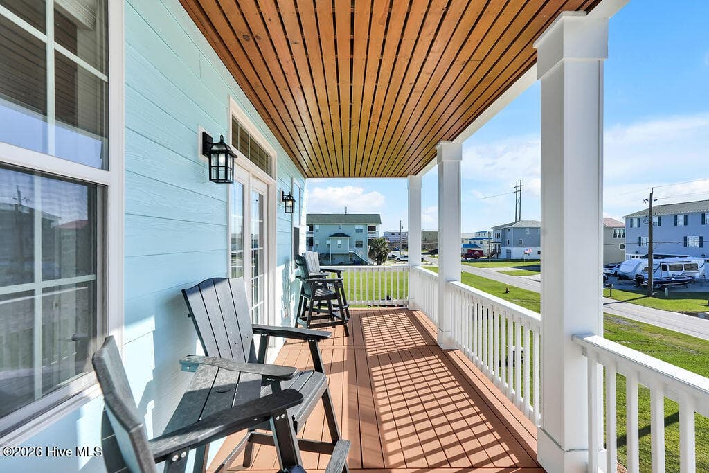 Master suite balcony on 2nd floor - 244 Grandview Drive, Sneads Ferry, NC 28460