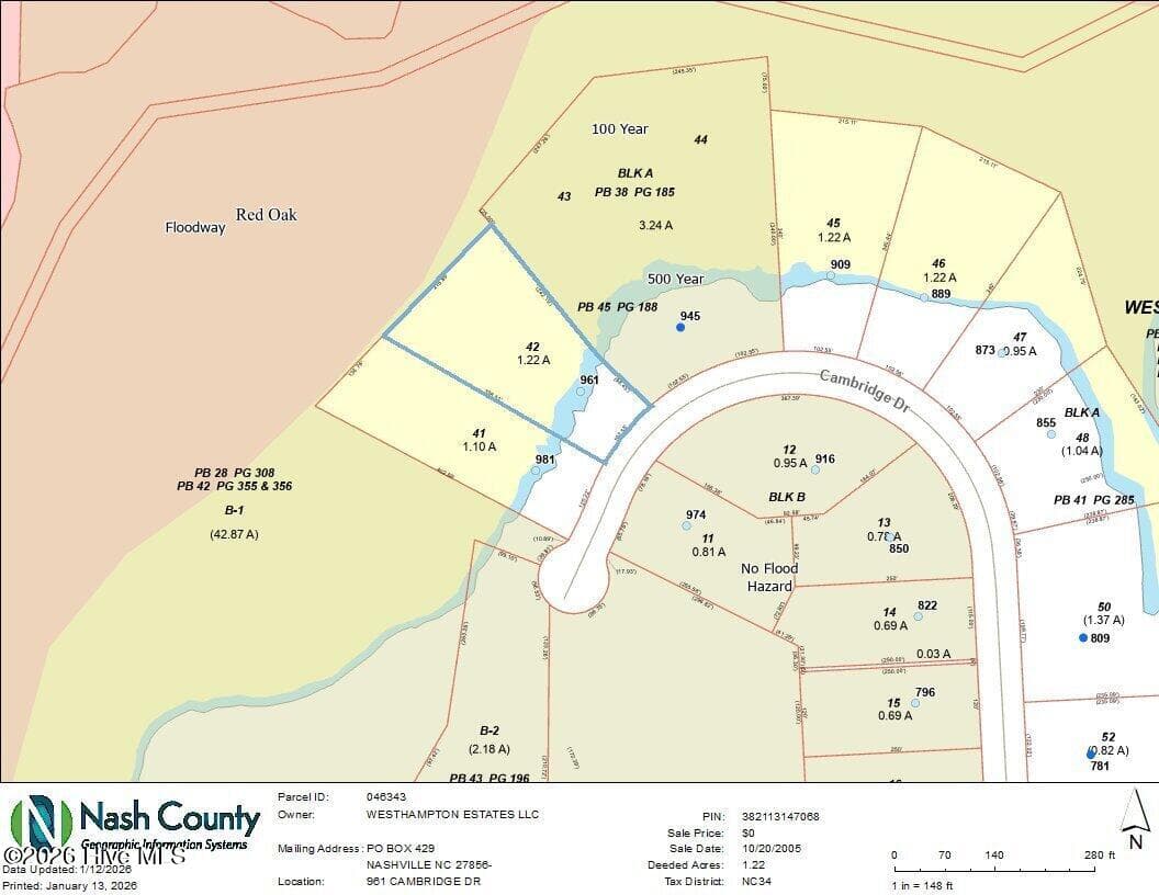 Residential Land at 981 41 A Cambridge Drive, Rocky Mount, NC 27804, photo 4 of 4