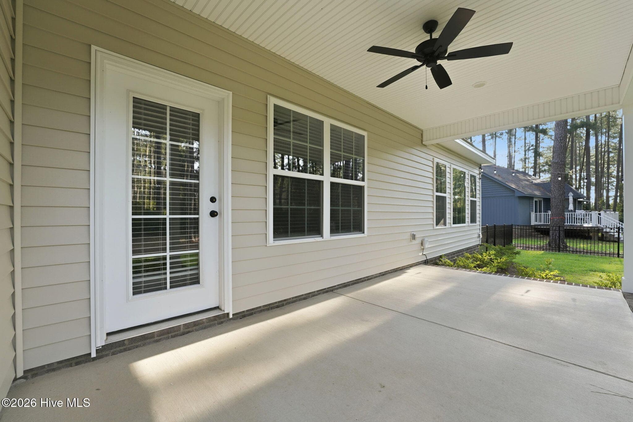 Back patio - 16620 Titmouse Court, Wagram, NC 28396