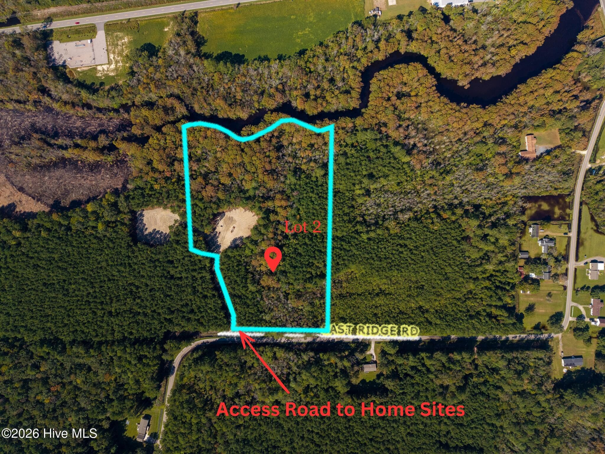 Lot Lines are approximate - Lot # 2 Lot # 2 East Ridge Road, Moyock, NC 27958