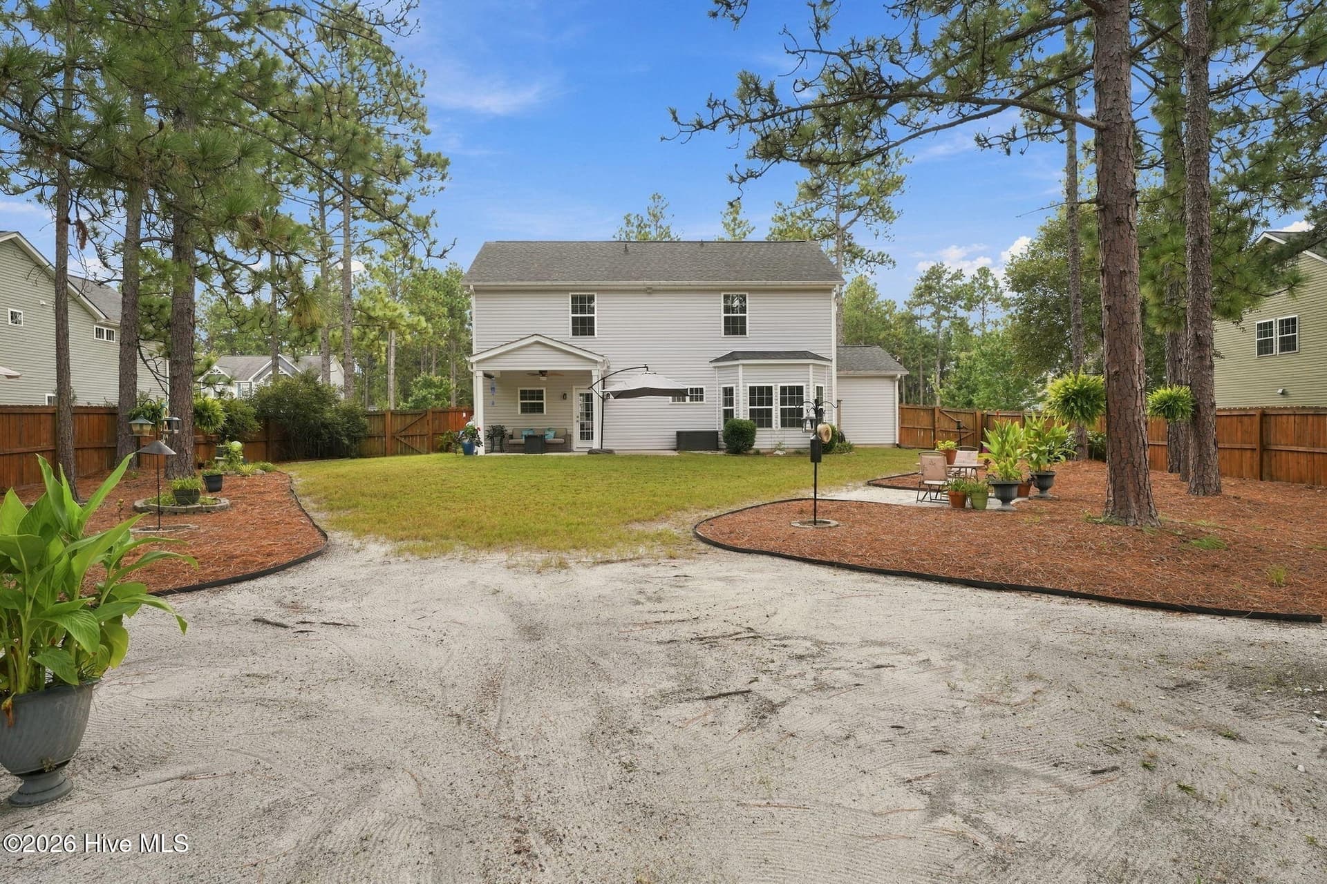 Looking at the back of the home - 1140 Whitney Drive, Aberdeen, NC 28315