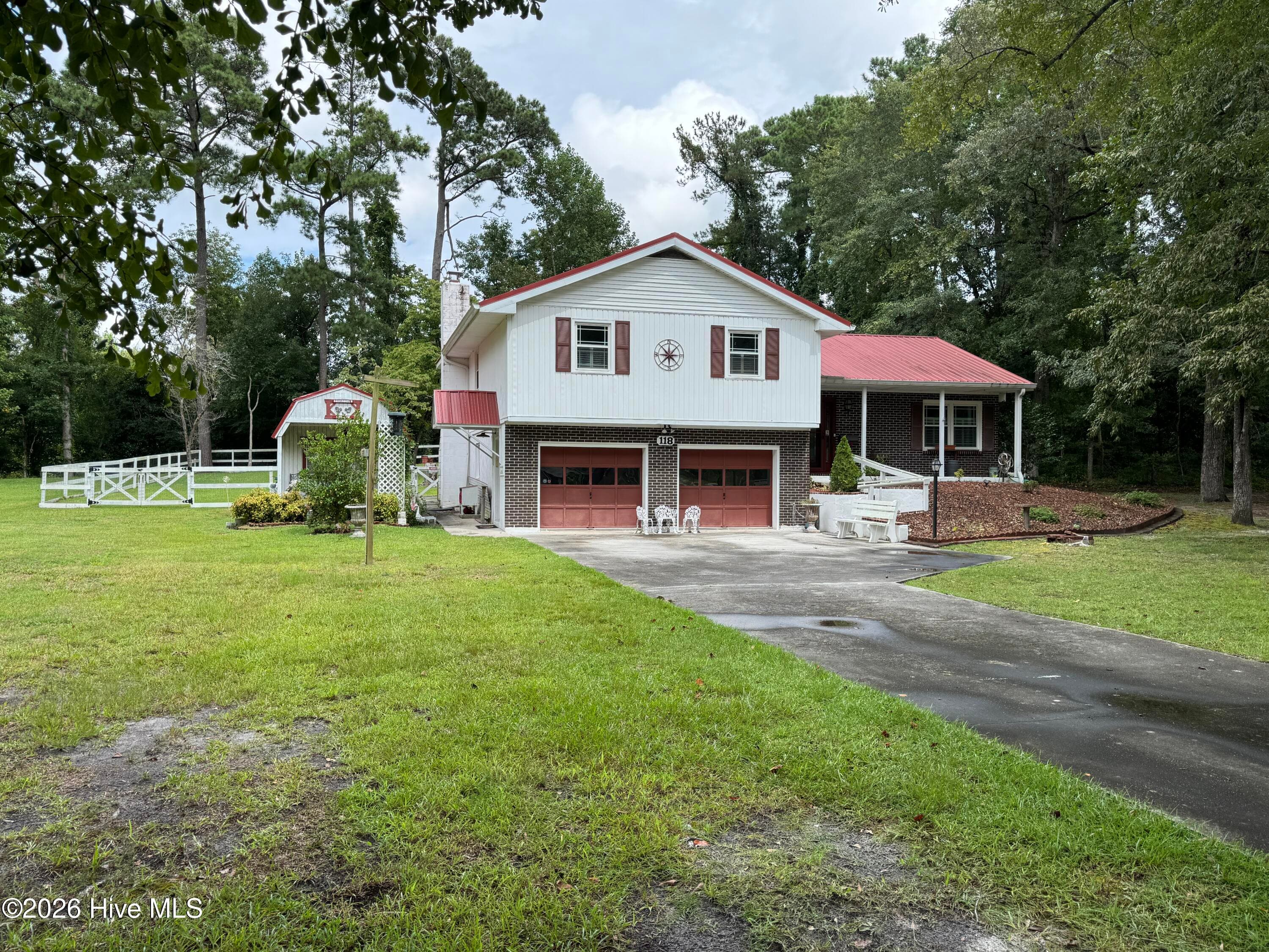 Taken left side of Driveway - 118 Oakwood Drive, Havelock, NC 28532