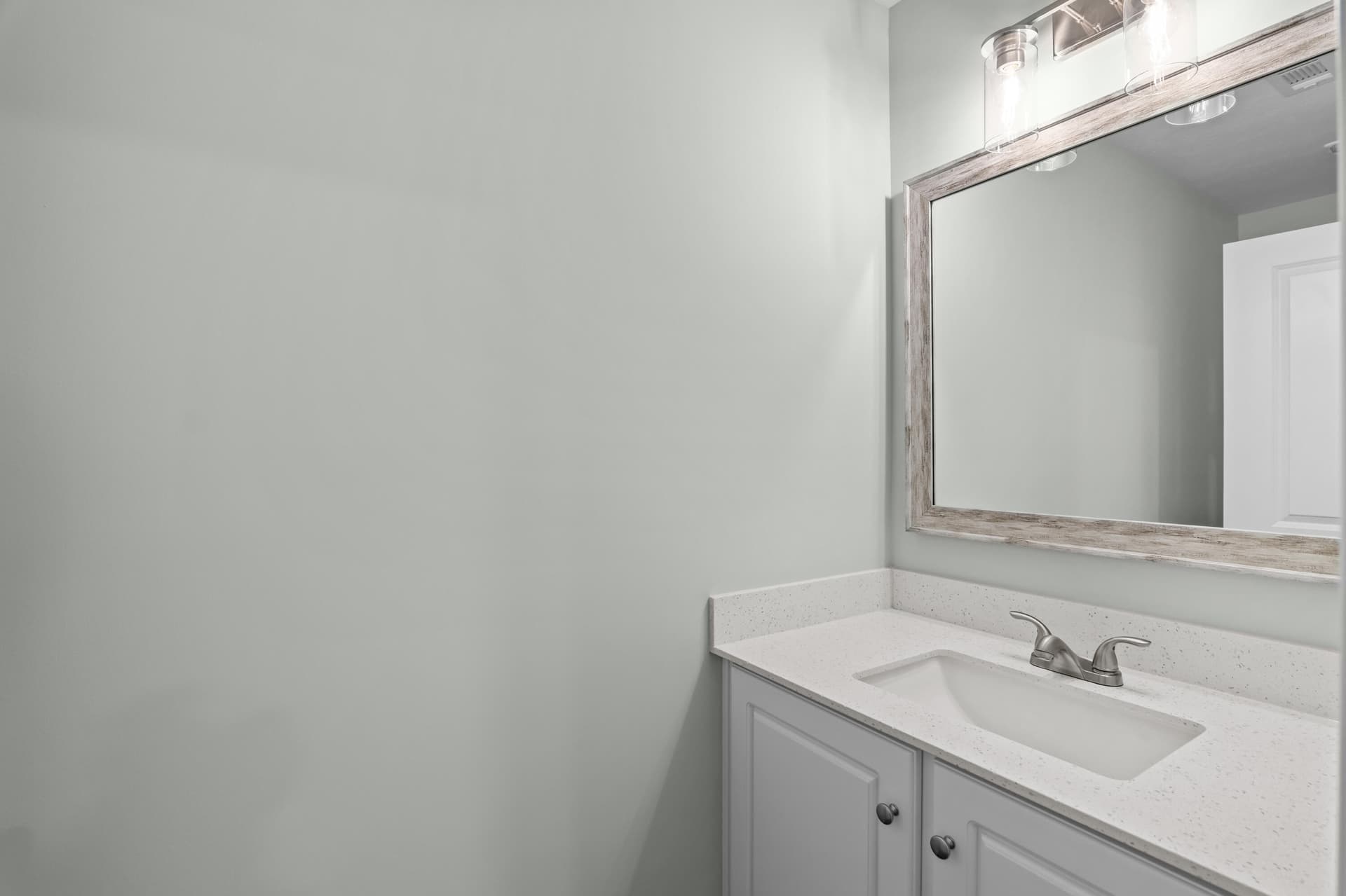 Quartz bathroom countertops in Half Bath - 1340 Bellingham Drive, Beech Island, SC 29842