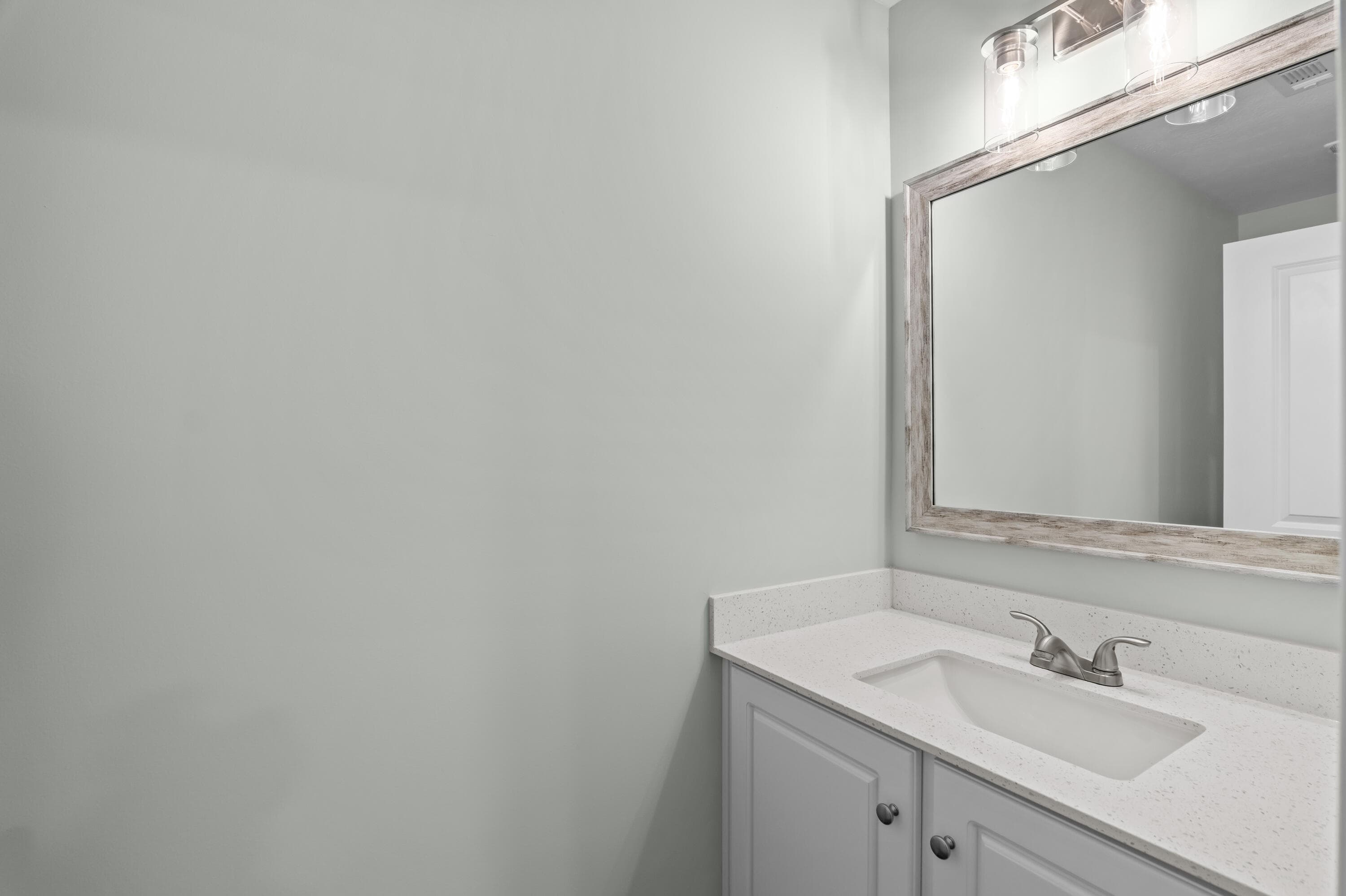 Quartz bathroom countertops in Half Bath - 1340 Bellingham Drive, Beech Island, SC 29842