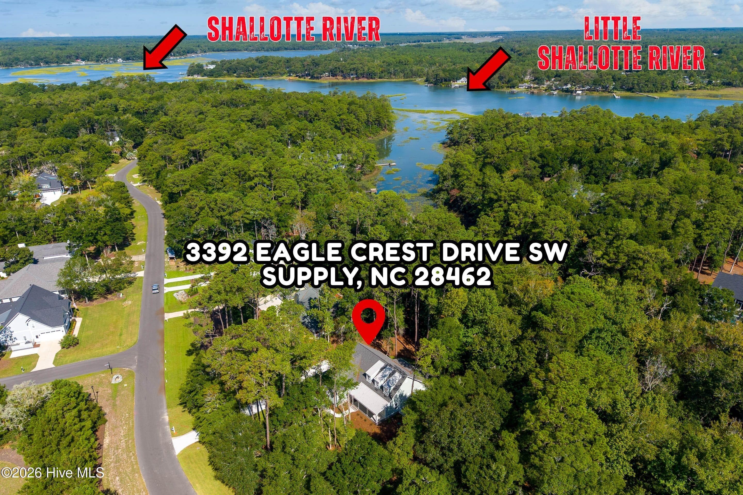 No flood insurance required - 3392 Eagle Crest Drive SW, Supply, NC 28462