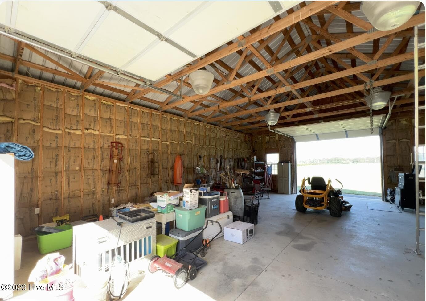 Inside view of workshop. - 642 Enoch Road, Clinton, NC 28328