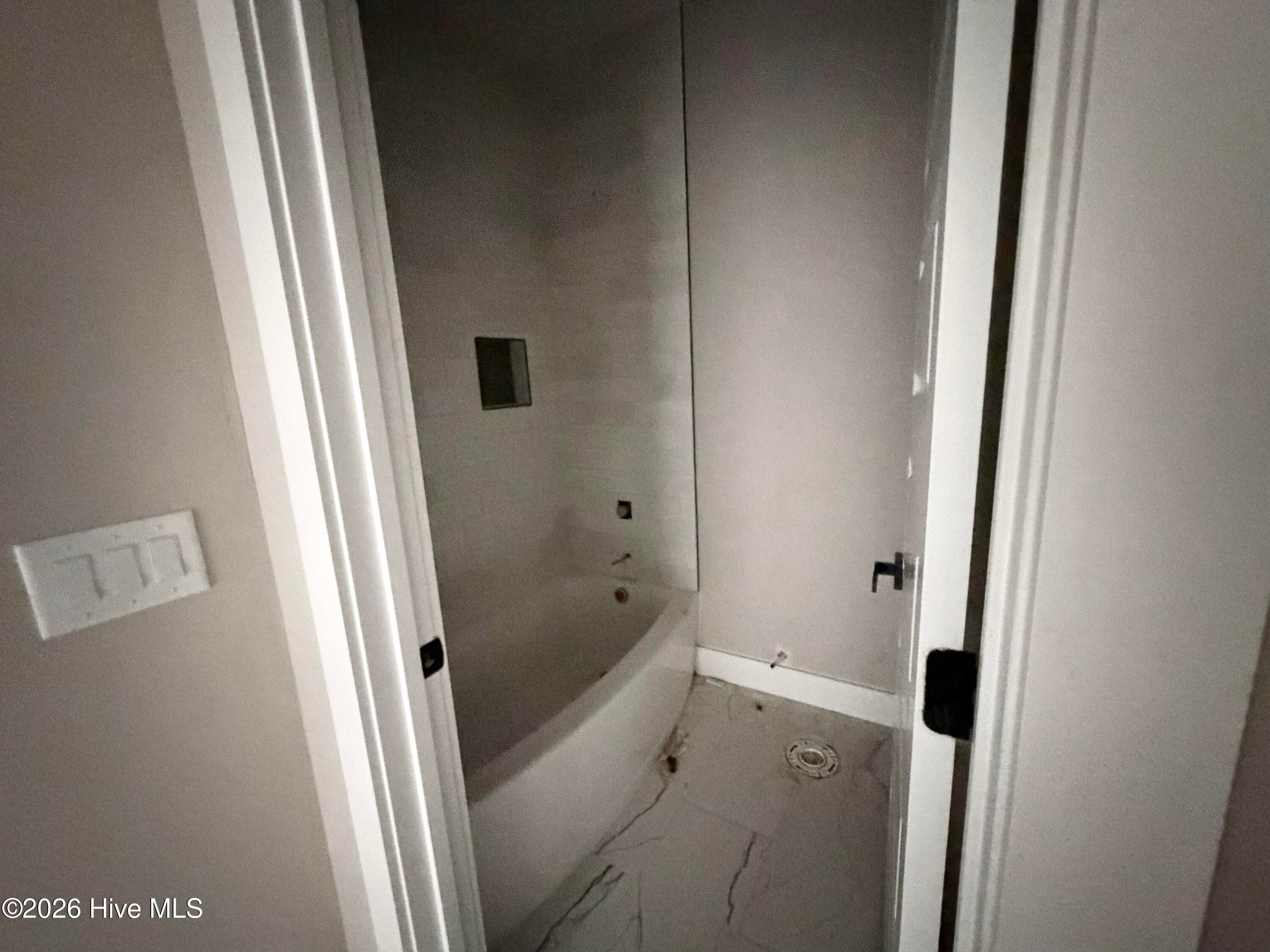 Guest bathroom upstairs, under construction. - 550 Glenburnie Street NW, Calabash, NC 28467
