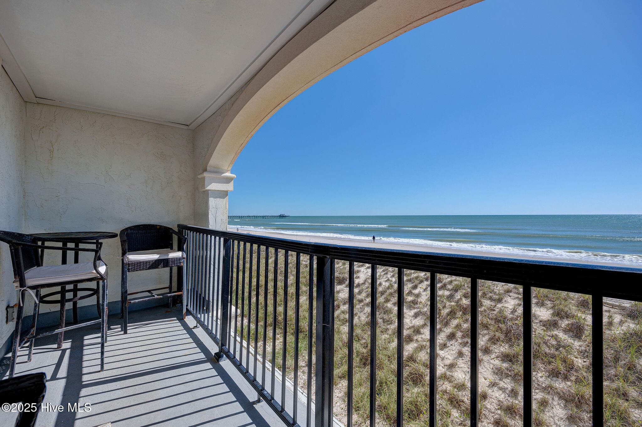 Private oceanfront balcony - 790 New River Inlet Road Unit 115a, North Topsail Beach, NC 28460