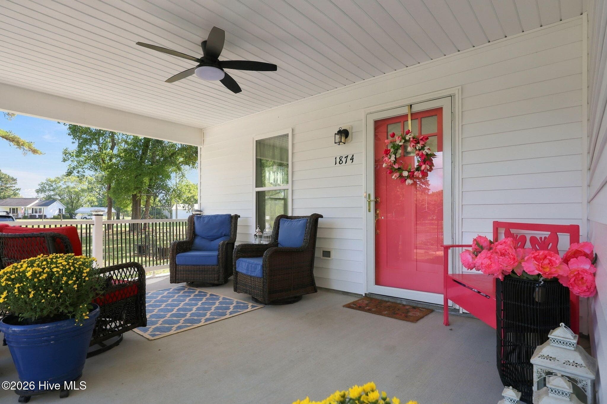FRONT COVERED PORCH - 1874 Slatestone Road, Washington, NC 27889