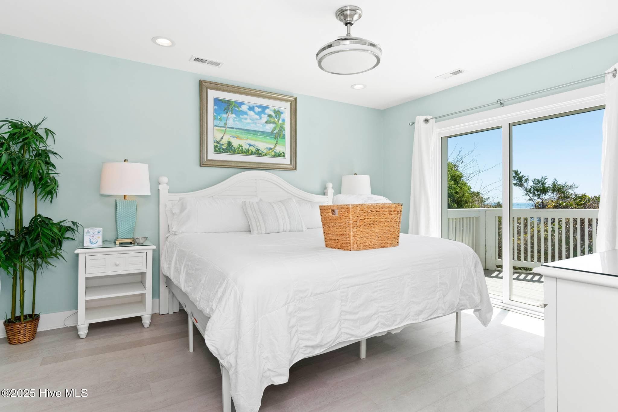 Bedroom 1 w/Ocean Views - 1829 Salter Path Road, Indian Beach, NC 28512