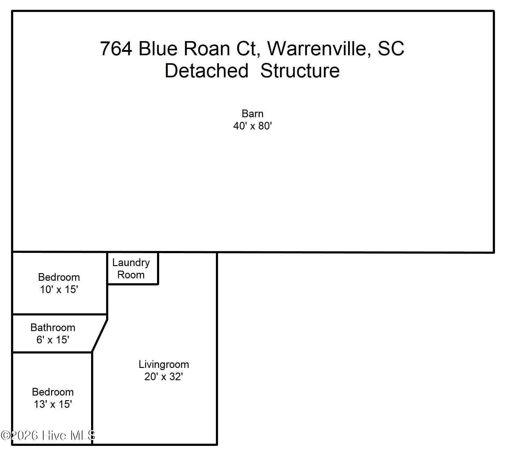Single Family Residence at 764 Blue Roan Court, Warrenville, SC 29851, photo 50 of 51