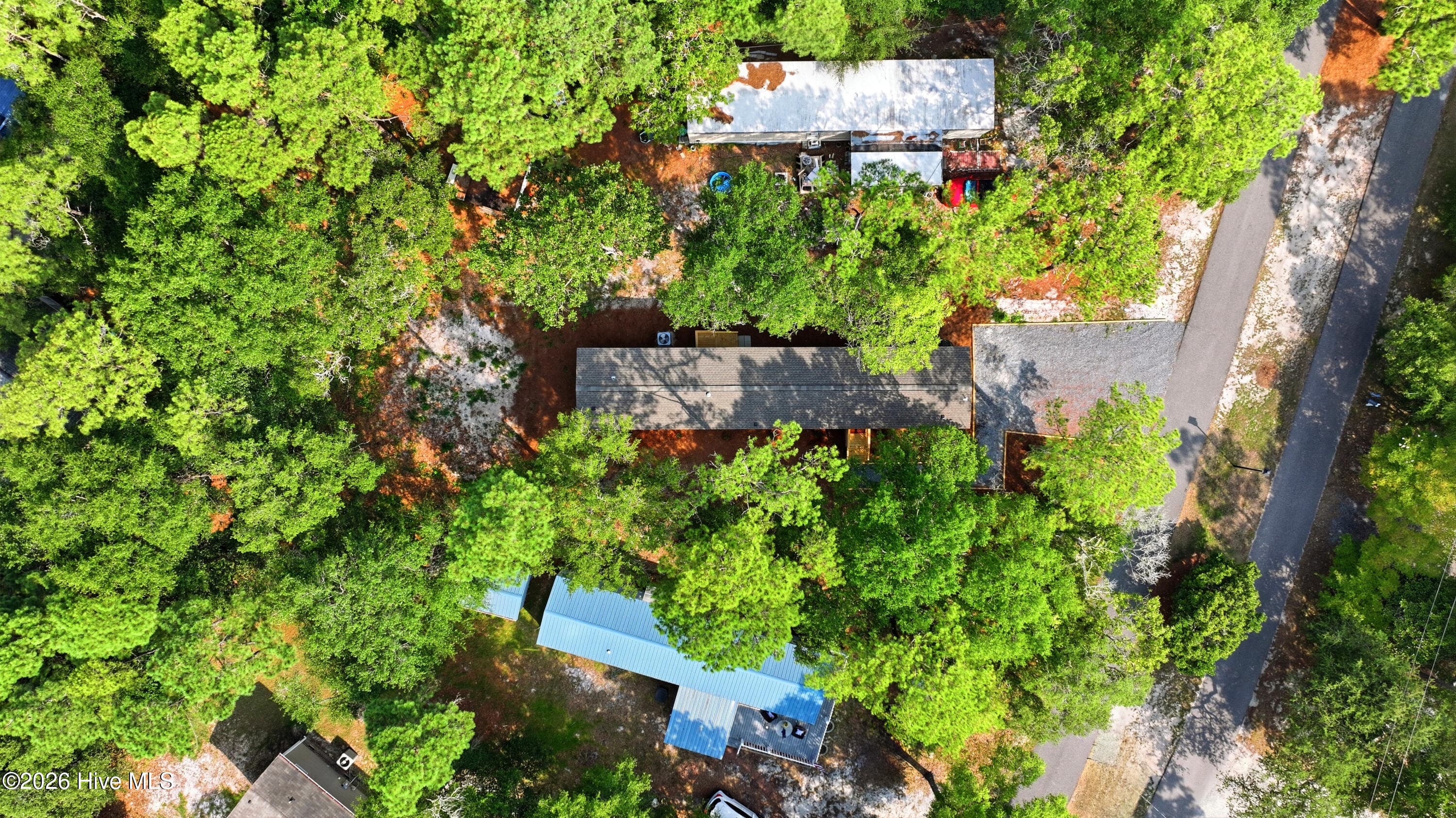 Overhead of property. - 3411 Marlin Drive, Bolivia, NC 28422