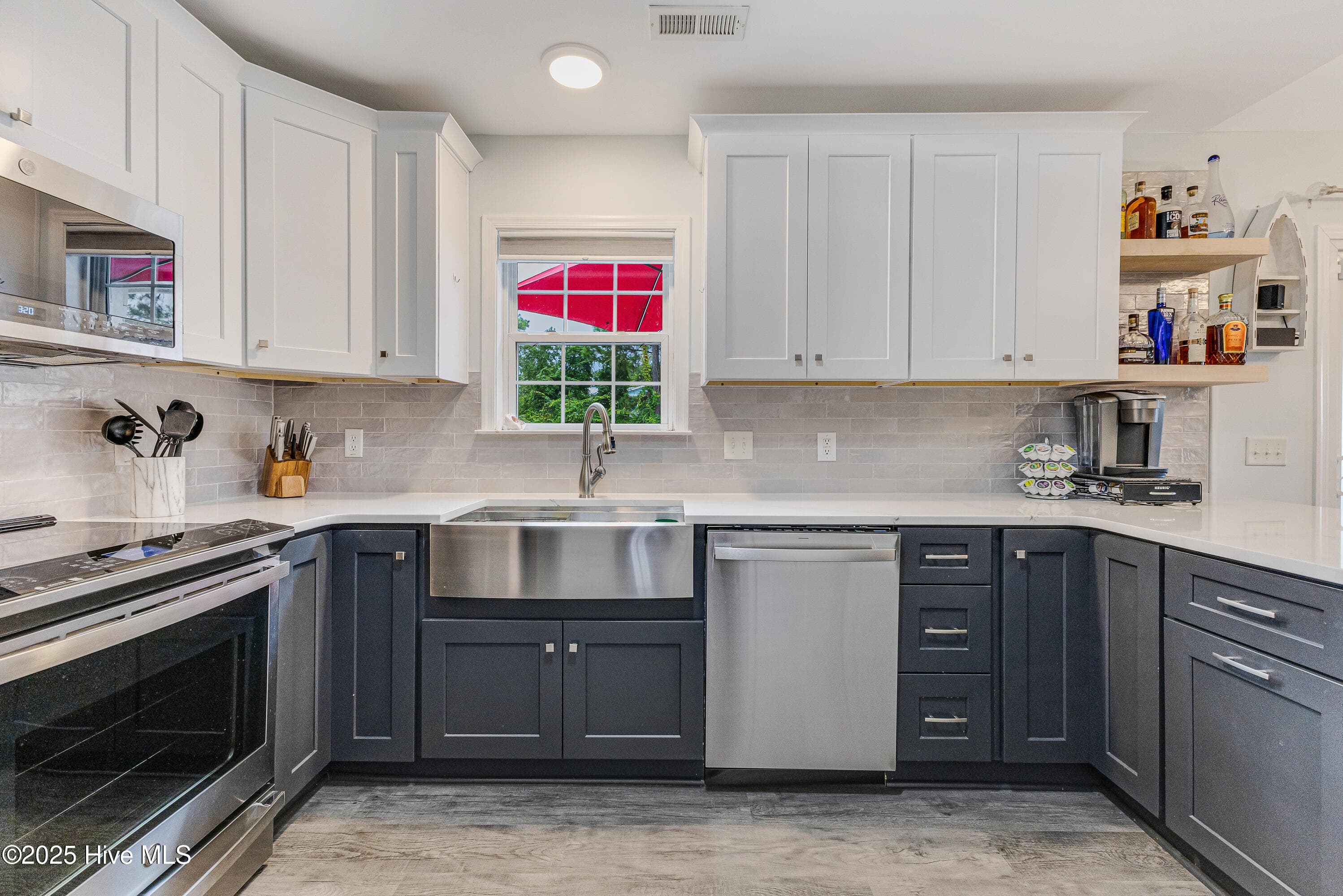 New Cabinets from 2024 remodel! - 1803 W Yacht Drive, Oak Island, NC 28465