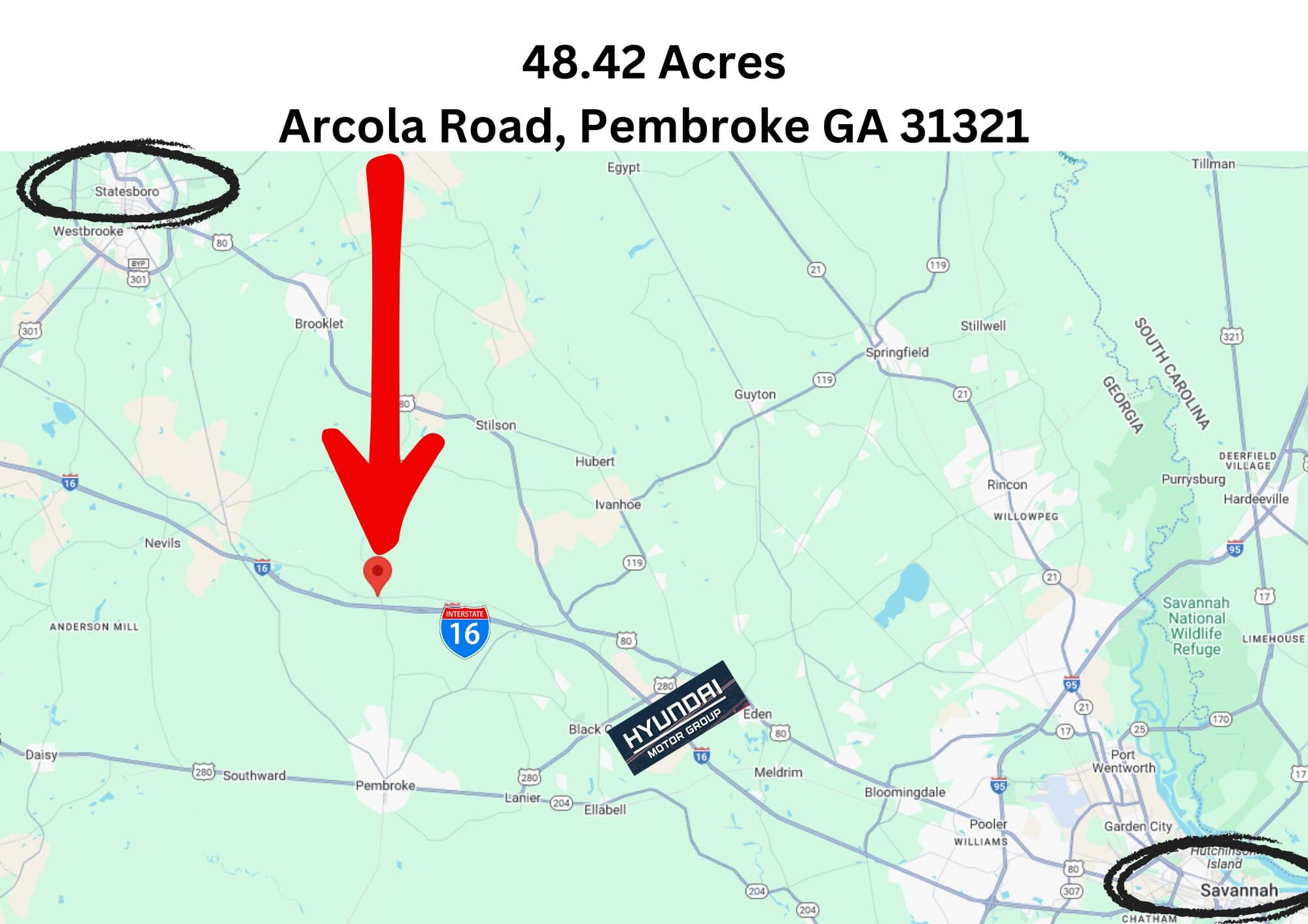 Undeveloped at 000 Arcola Road, Pembroke, GA 31321, photo 7 of 10