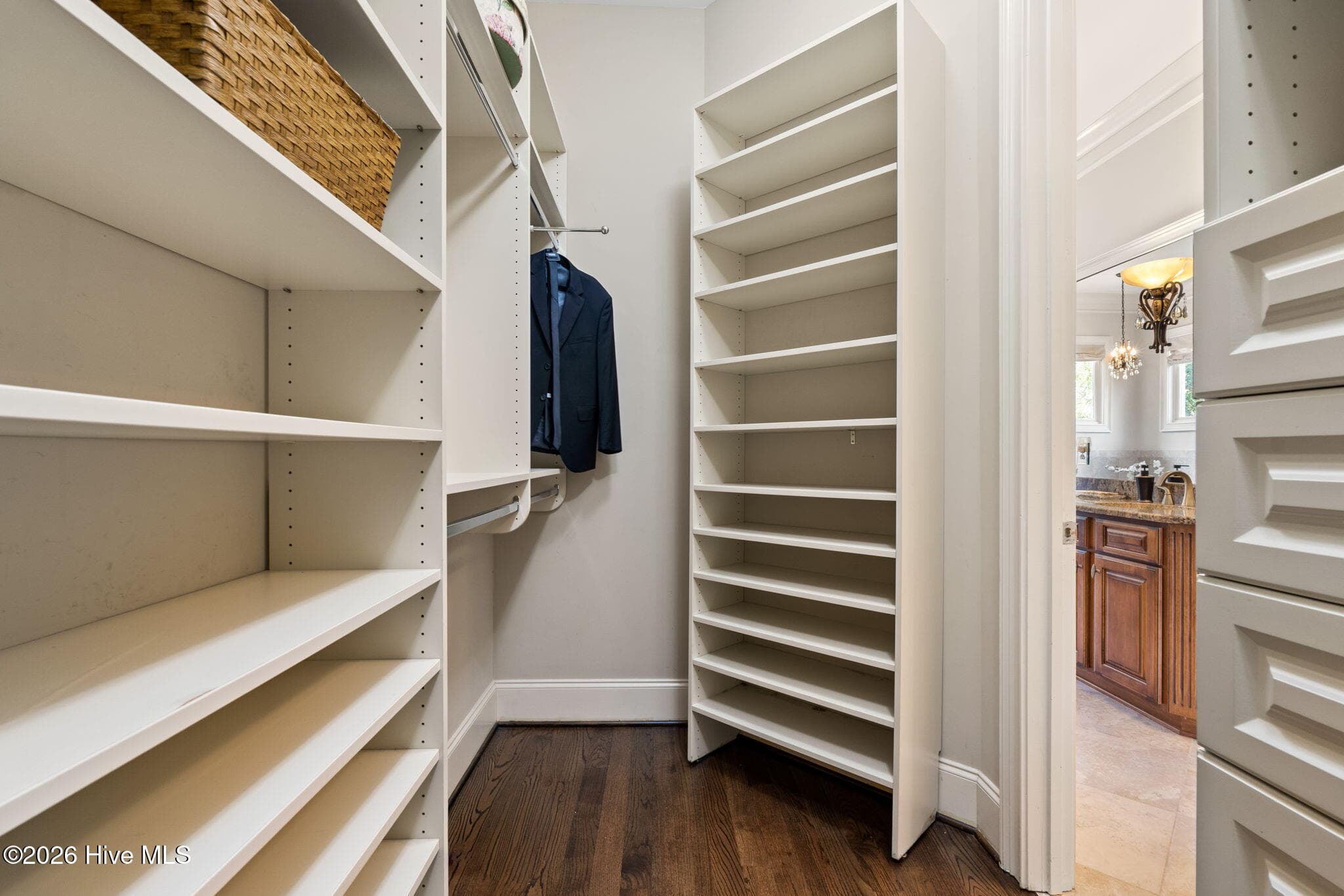 Primary has walkin closet with built-ins - 3858 Ridge Crest Drive, Southport, NC 28461