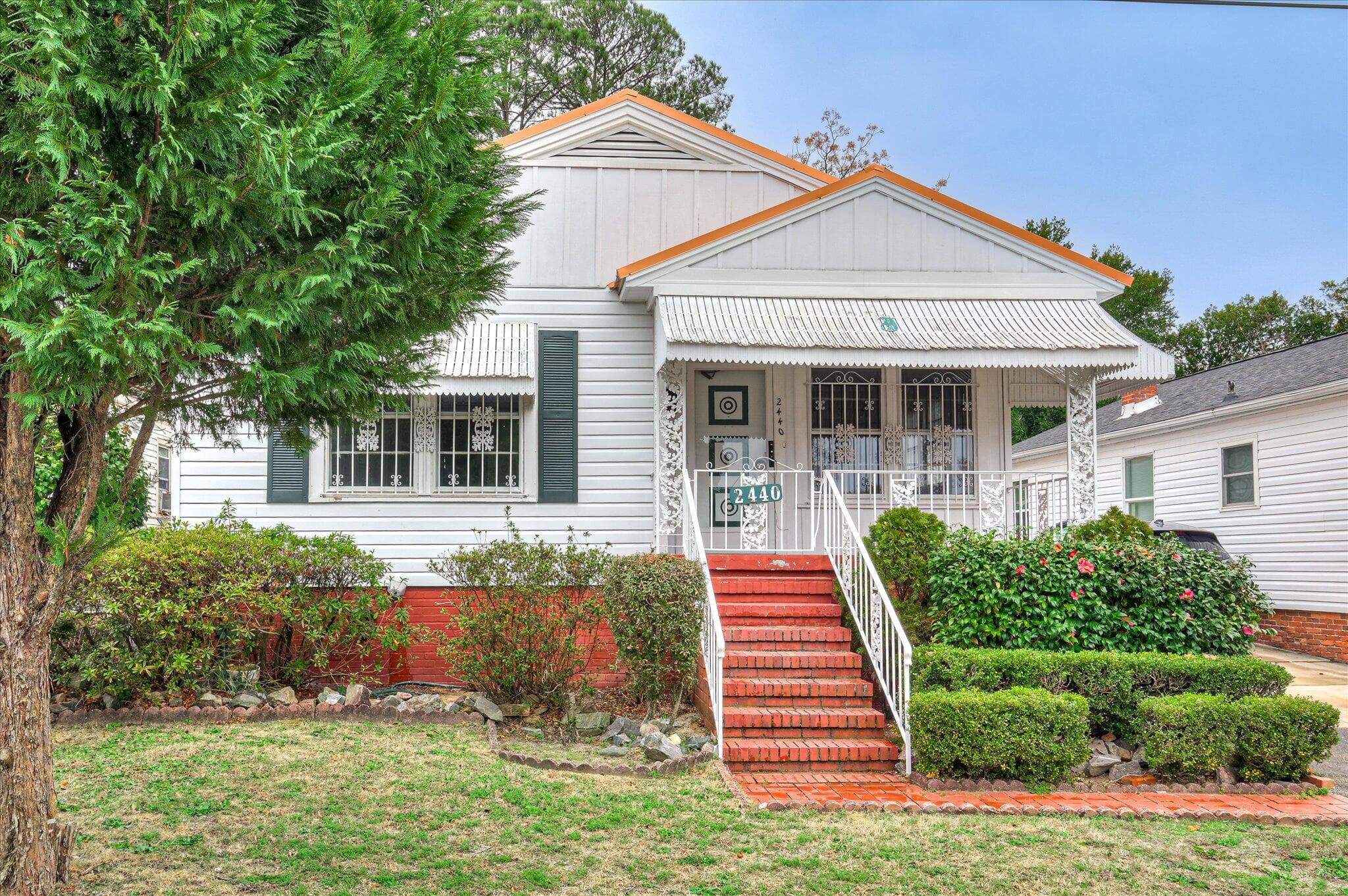 Covered front porch - 2440 Earl Street, Augusta, GA 30904