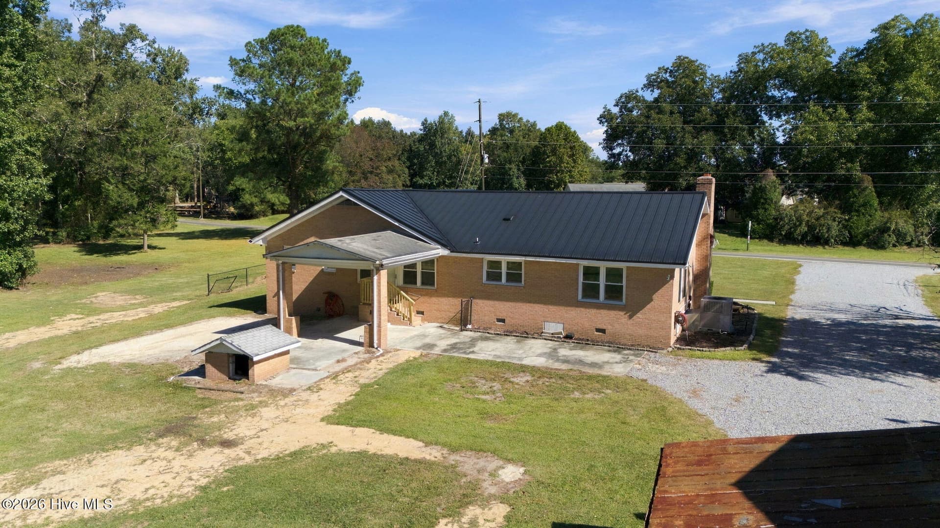 side back of house - 1405 Antioch Road, New Bern, NC 28560