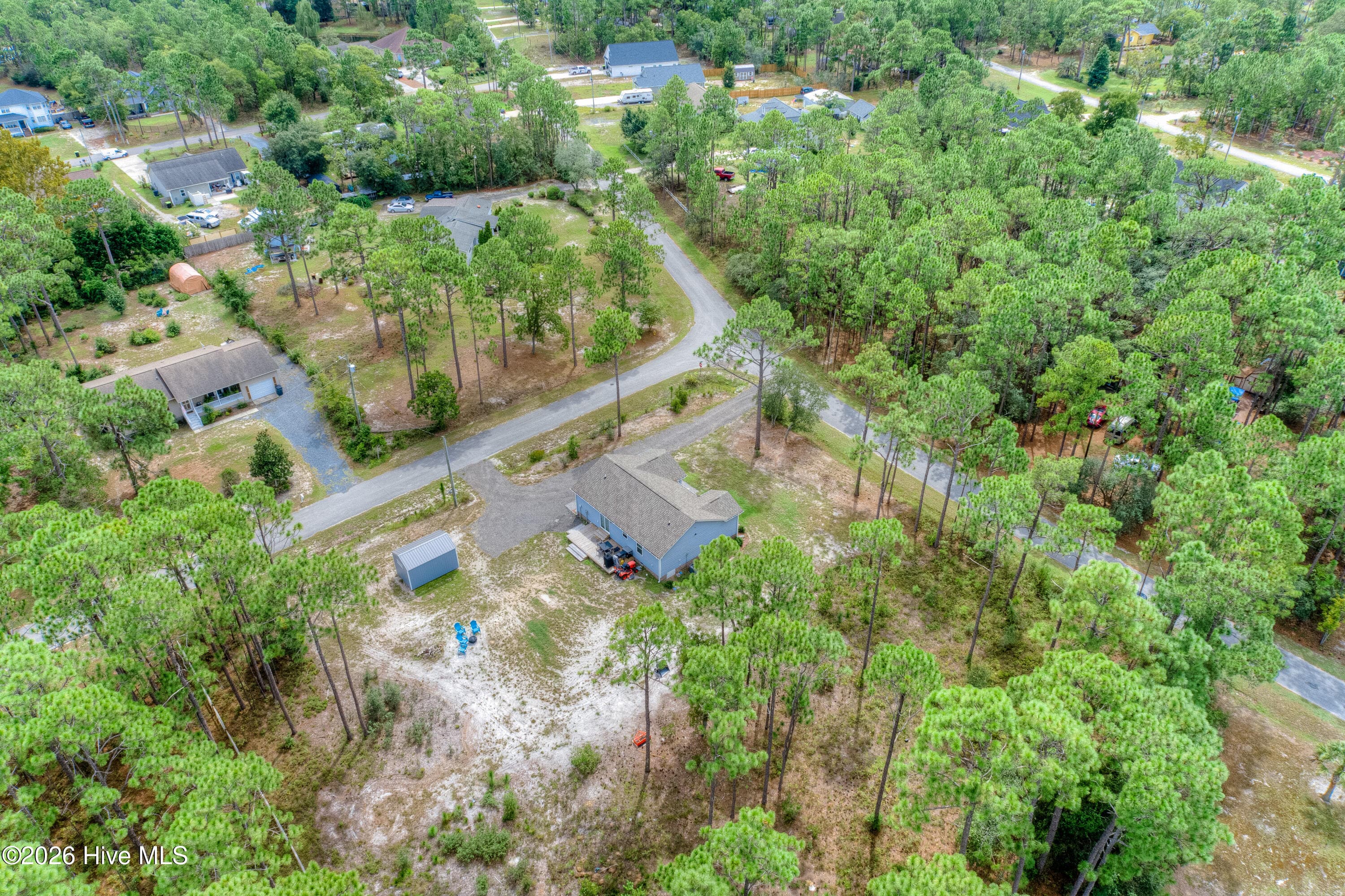 Aerial - 1053 Springdale Road, Southport, NC 28461