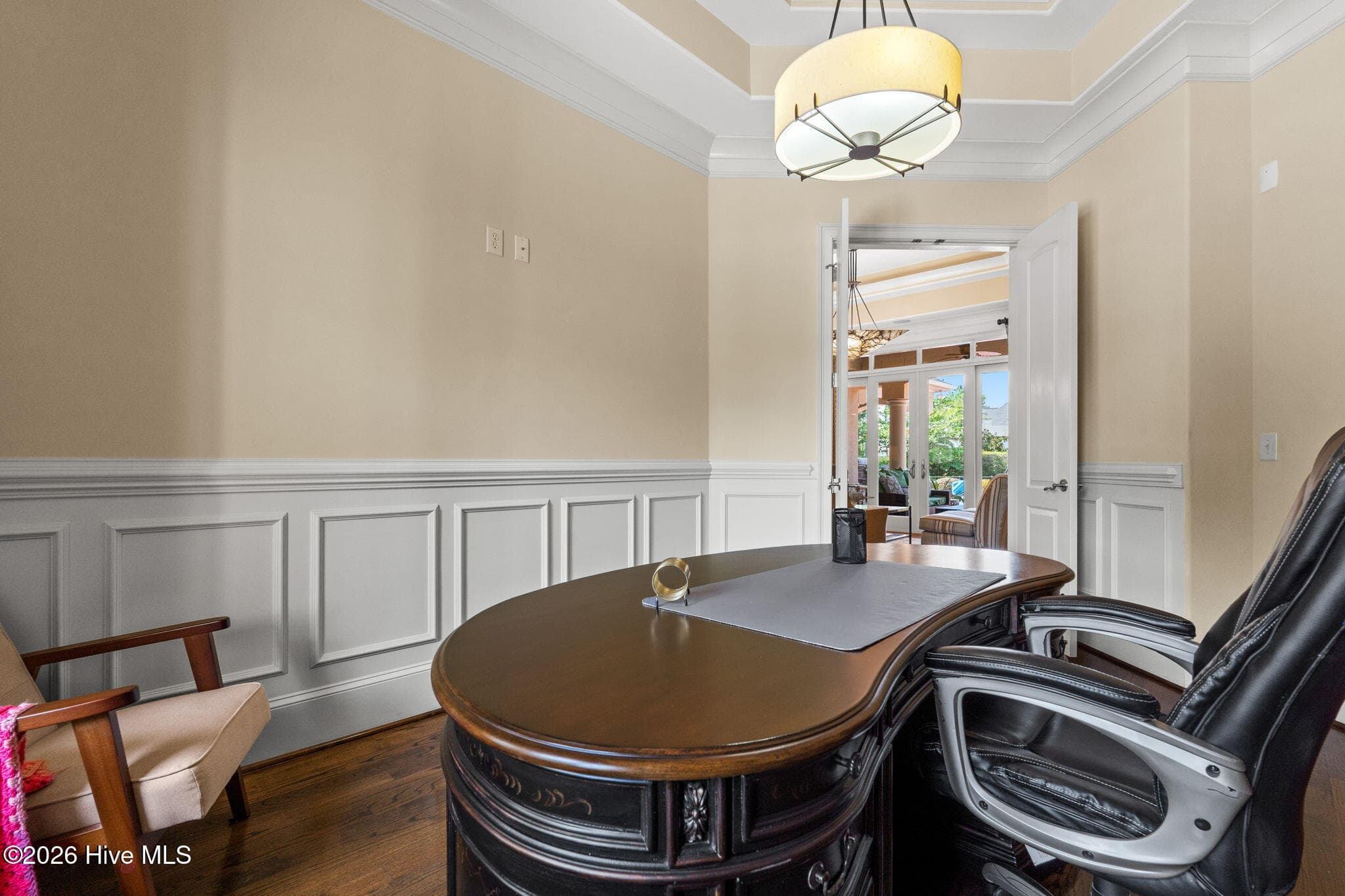 Custom millwork in office too - 3858 Ridge Crest Drive, Southport, NC 28461